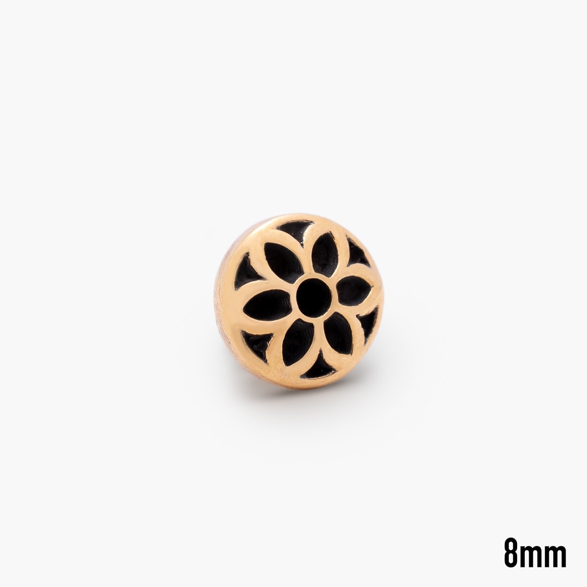 EY-ROS-STUD GOOD ART HLYWD Rosette Stud Earring - 22K Gold - 6