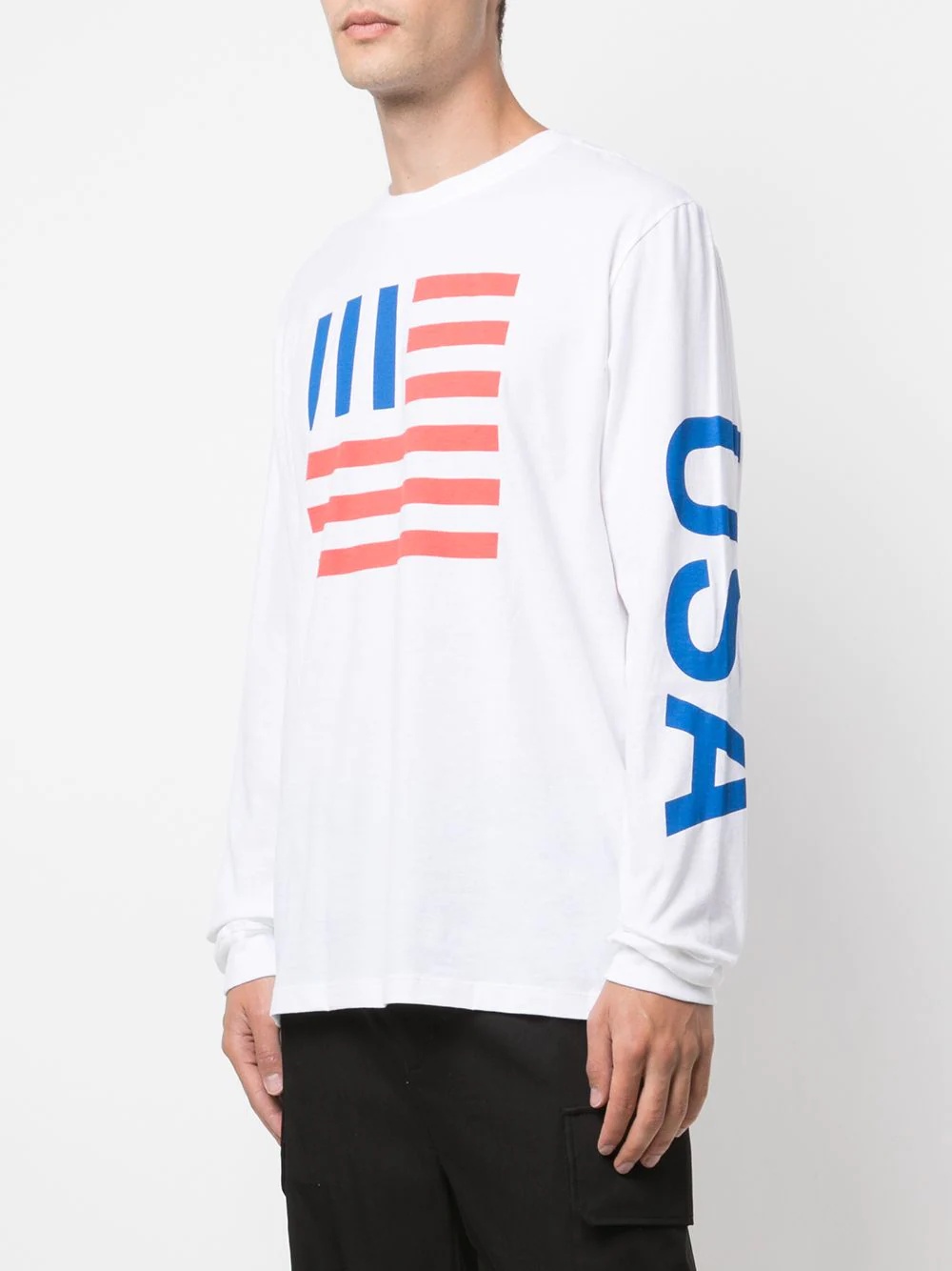 USA flag long-sleeved T-shirt - 3