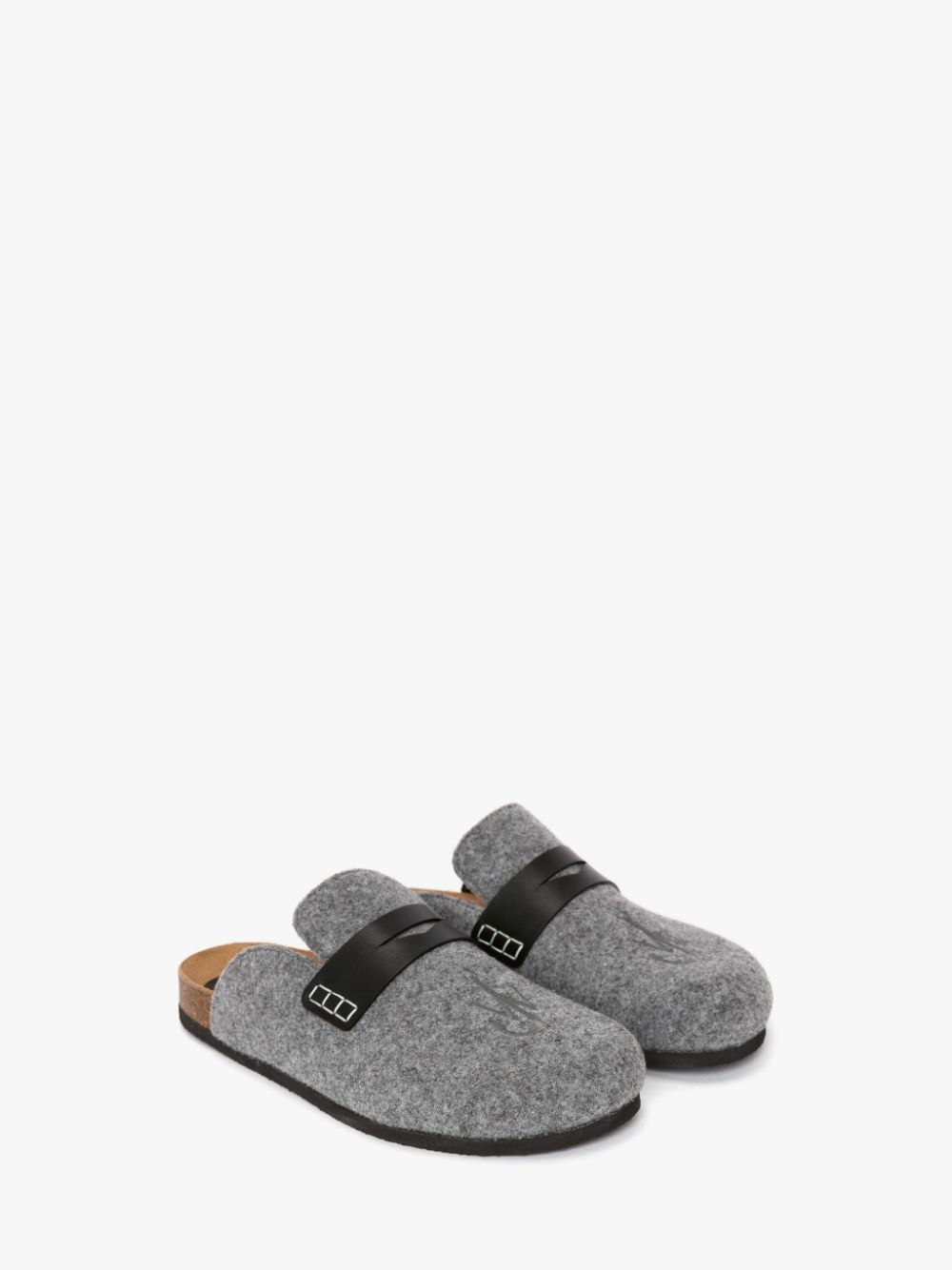 FELT LOAFER MULES - 2