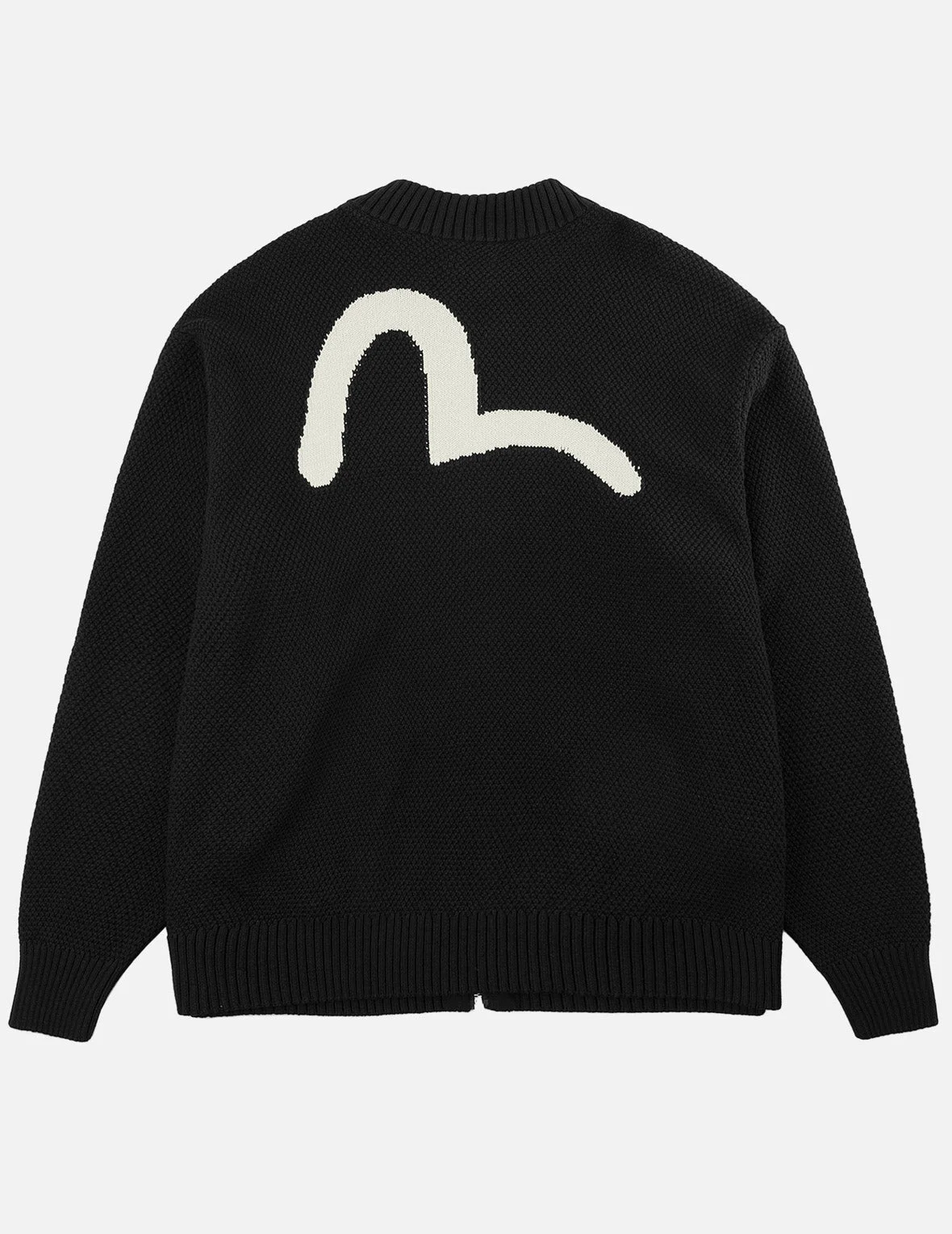 Seagull & Evisu Logo Knit Zip Cardigan - 1