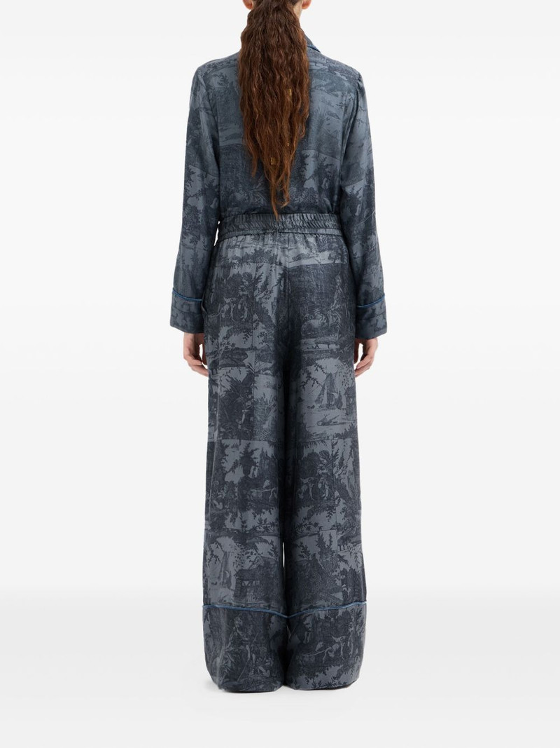 scenic-print trousers 3
