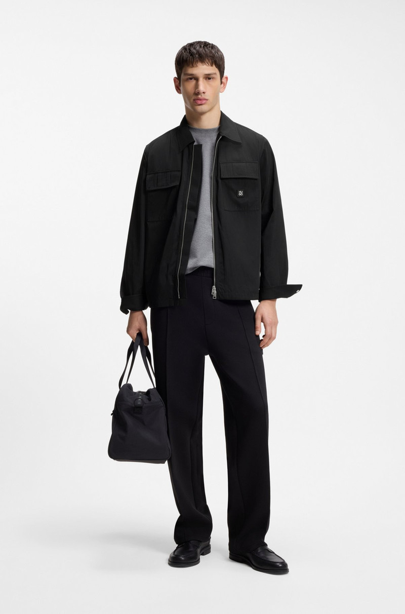 HUGO OVERSIZED-FIT SHIRT WITH ZIPPER CLOSURE outlook