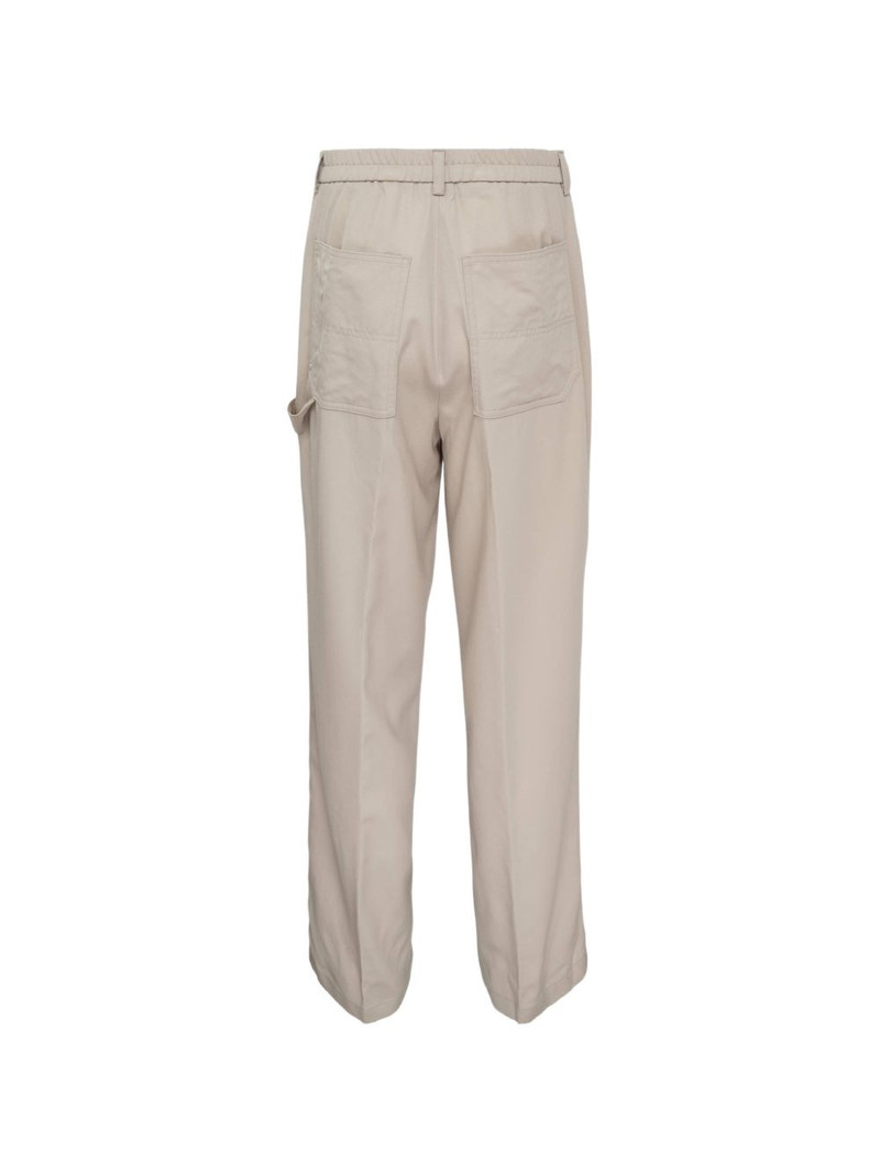 Wooyoungmi elasticated-waist carpenter trousers outlook