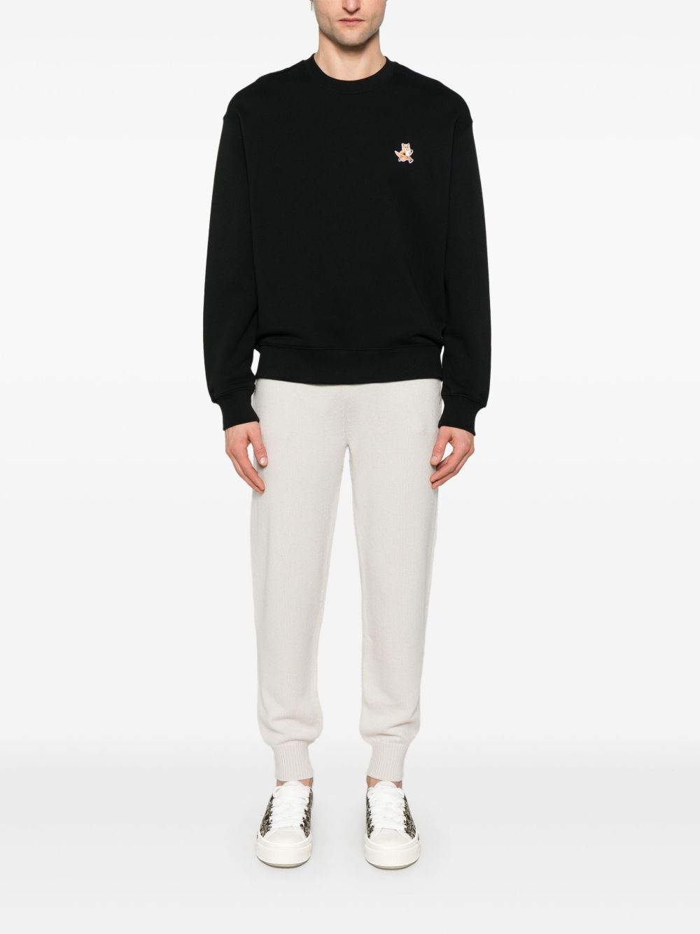 Speedy Fox-appliqué sweatshirt - 2