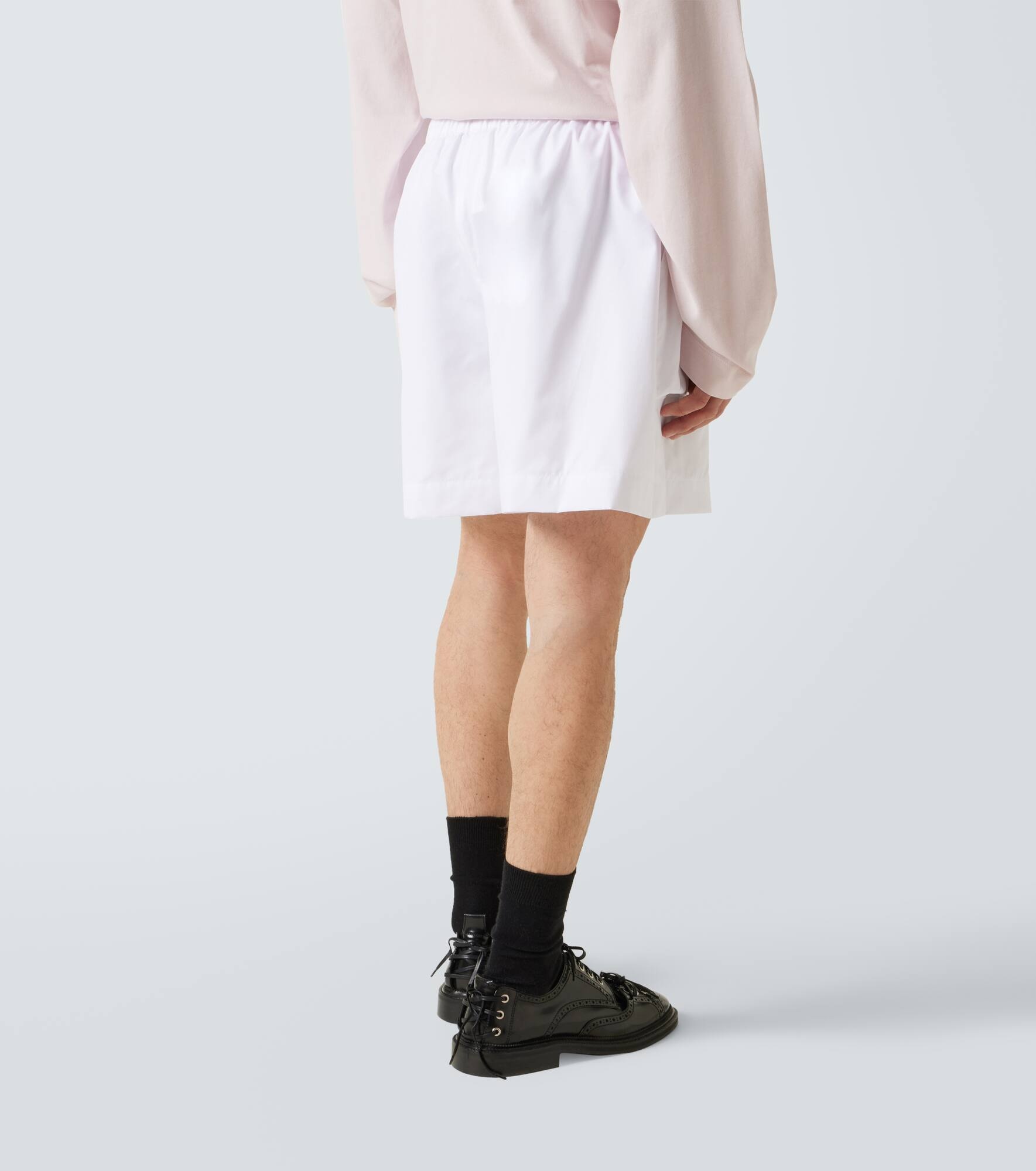 Cotton cargo shorts - 4