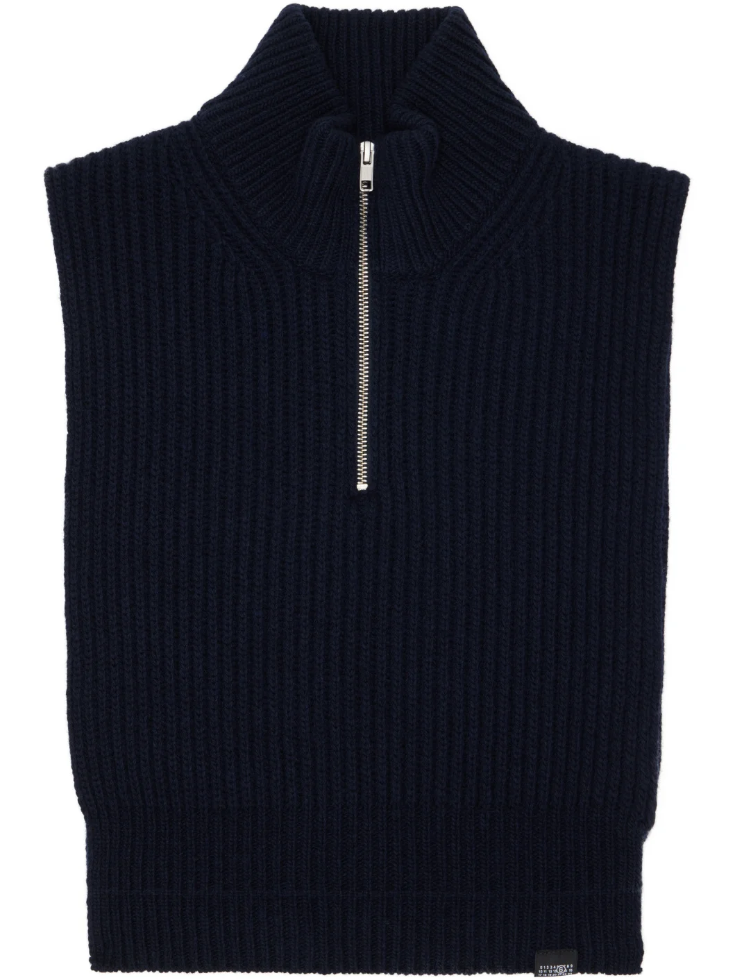Navy Knit Dickey Top - 1