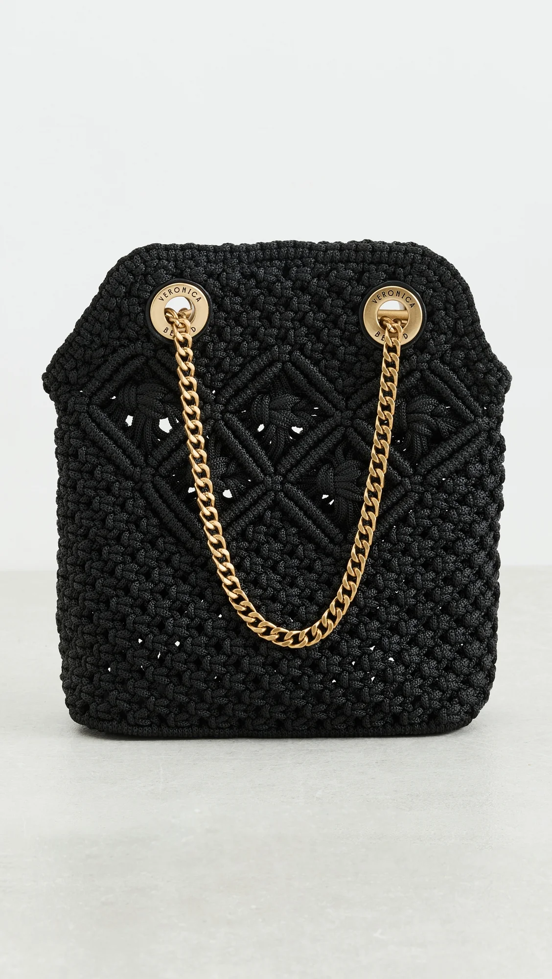 Small Macrame Veronica Beard Slouch Bag - 1