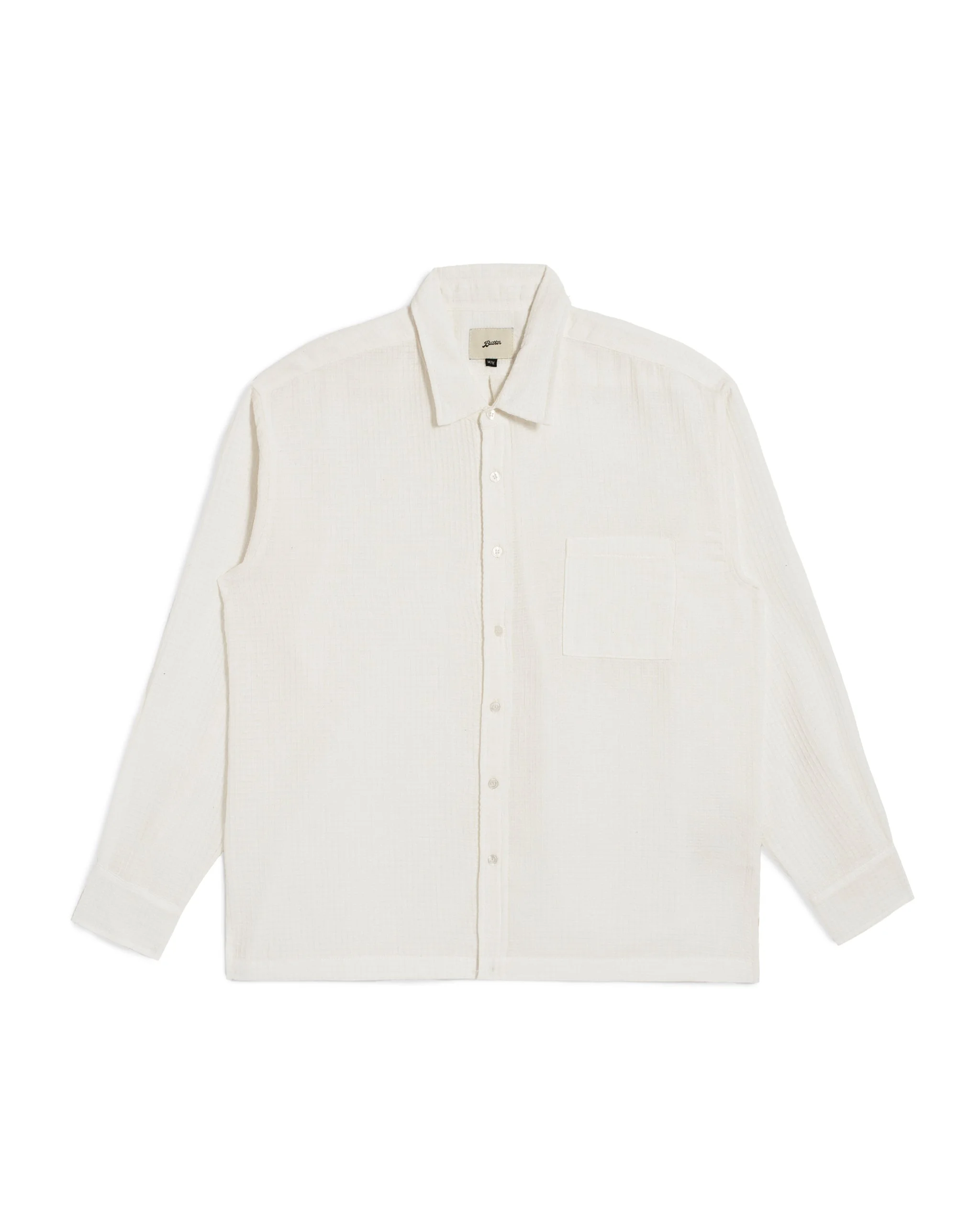 White Waffle Leisure Shirt - 1
