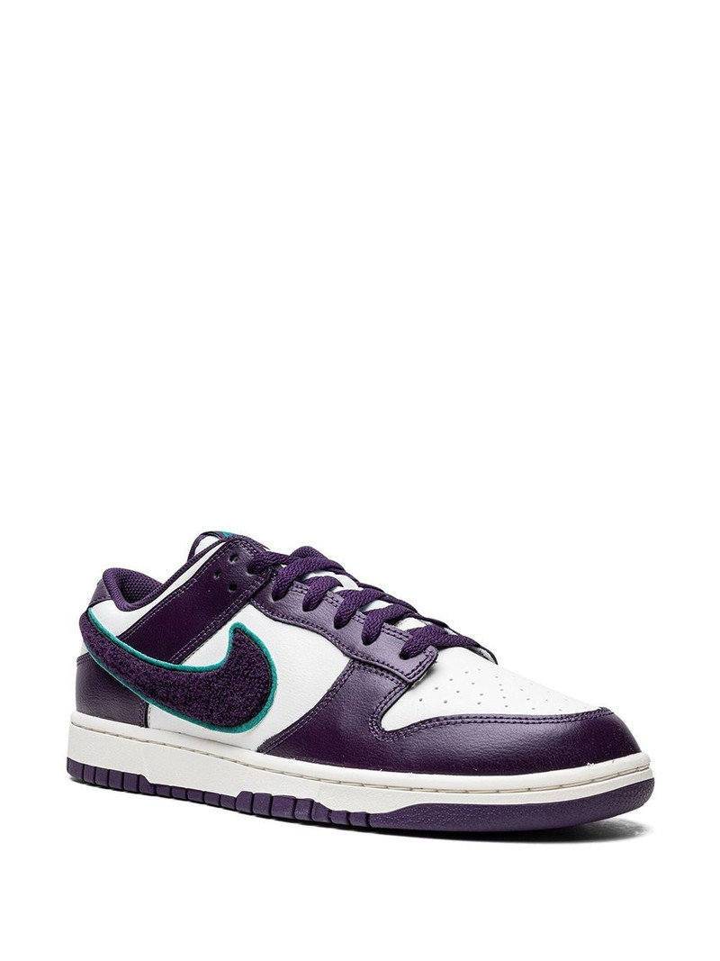 Nike Dunk Low "Chenille Swoosh - Grand Purple" sneakers outlook
