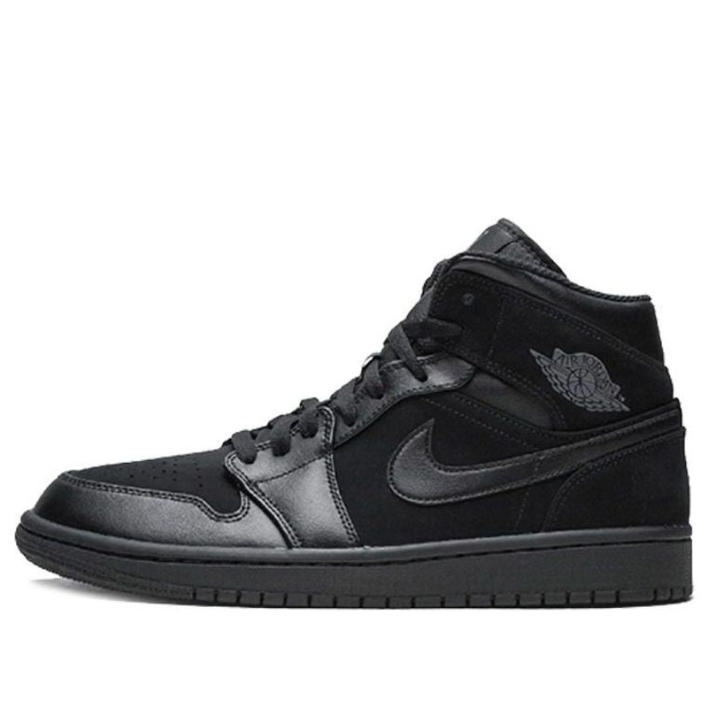 Air Jordan 1 Mid 'Triple Black 2018' 554724-050 - 1