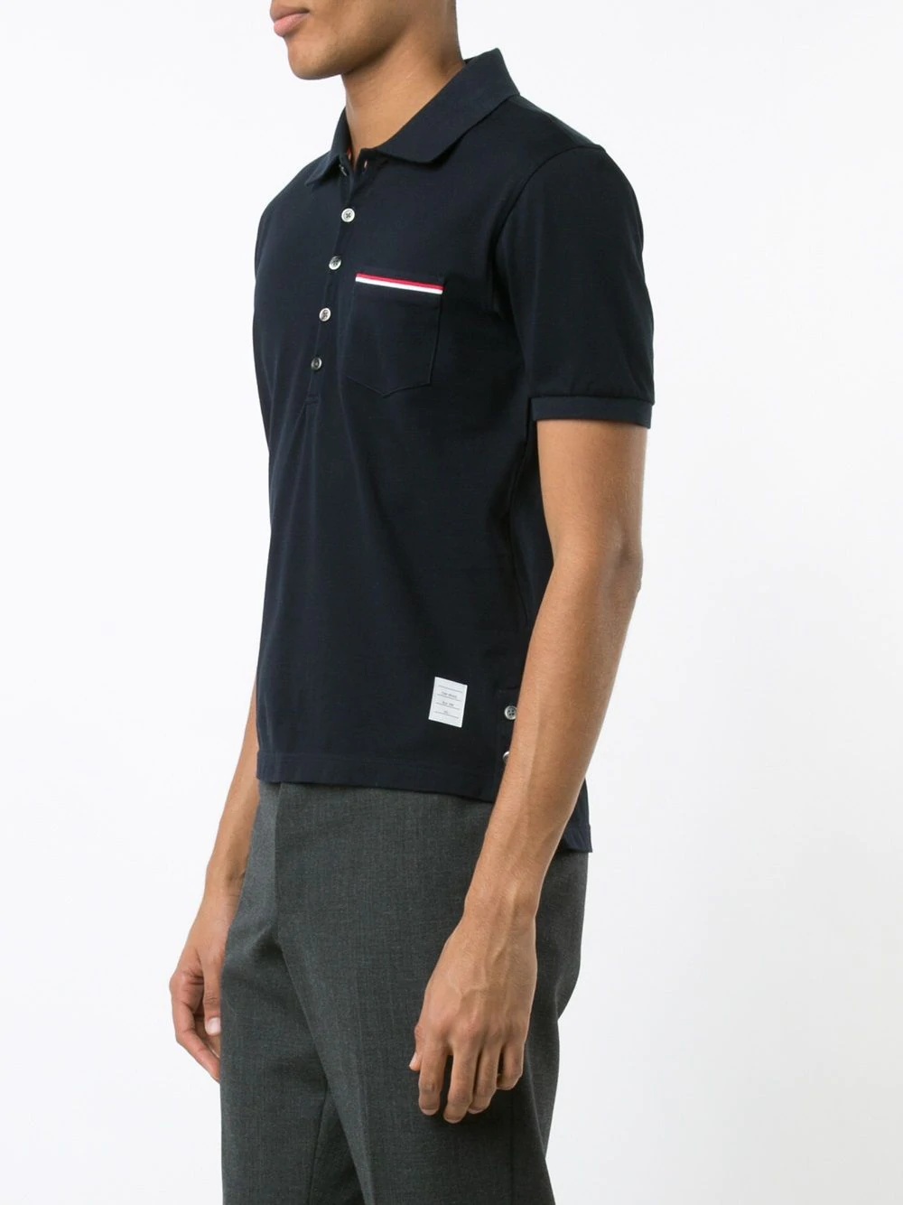 chest pocket shortsleeved shirt - 3