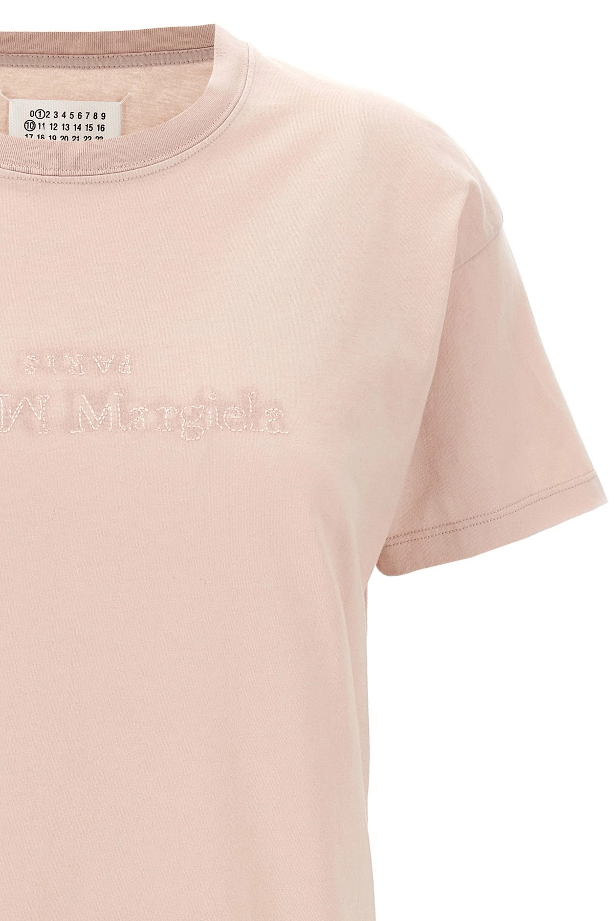 Logo embroidery t-shirt - 4