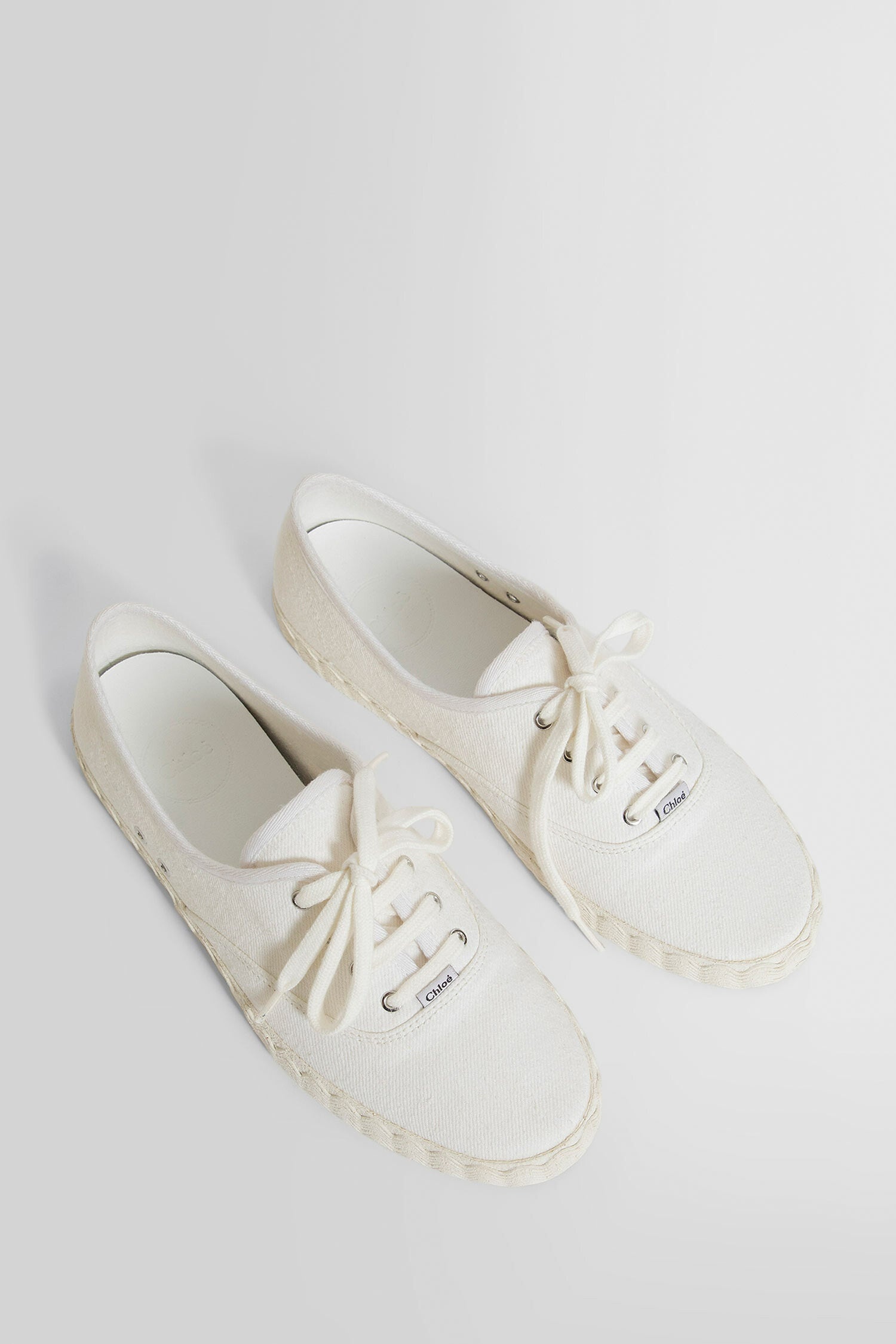 CHLOÉ WOMAN WHITE SNEAKERS - 6