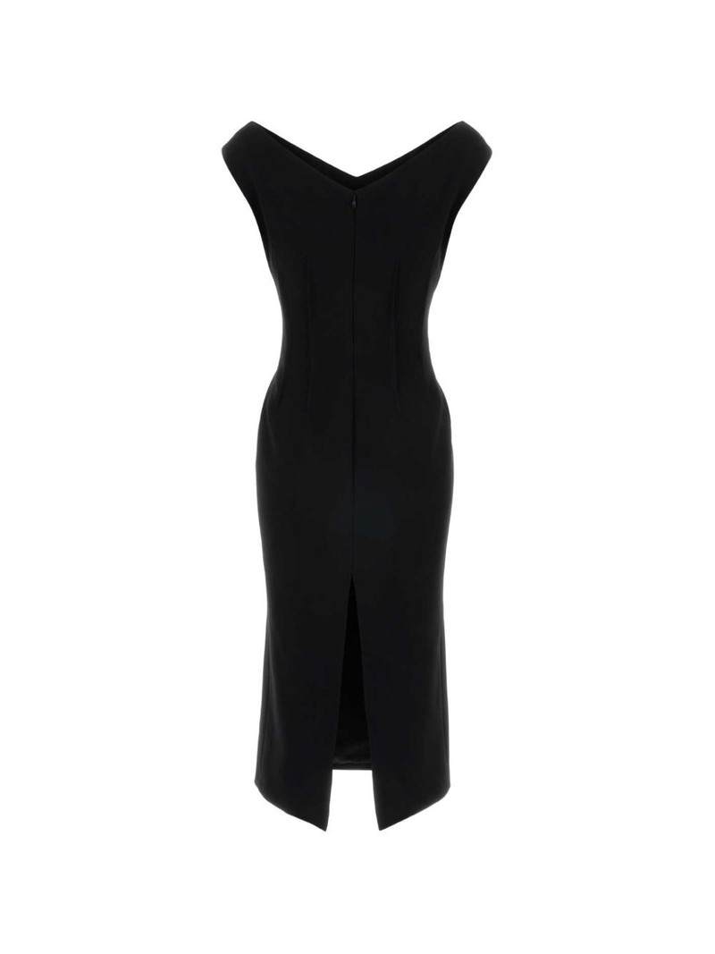 Jil Sander V-neck midi dress outlook