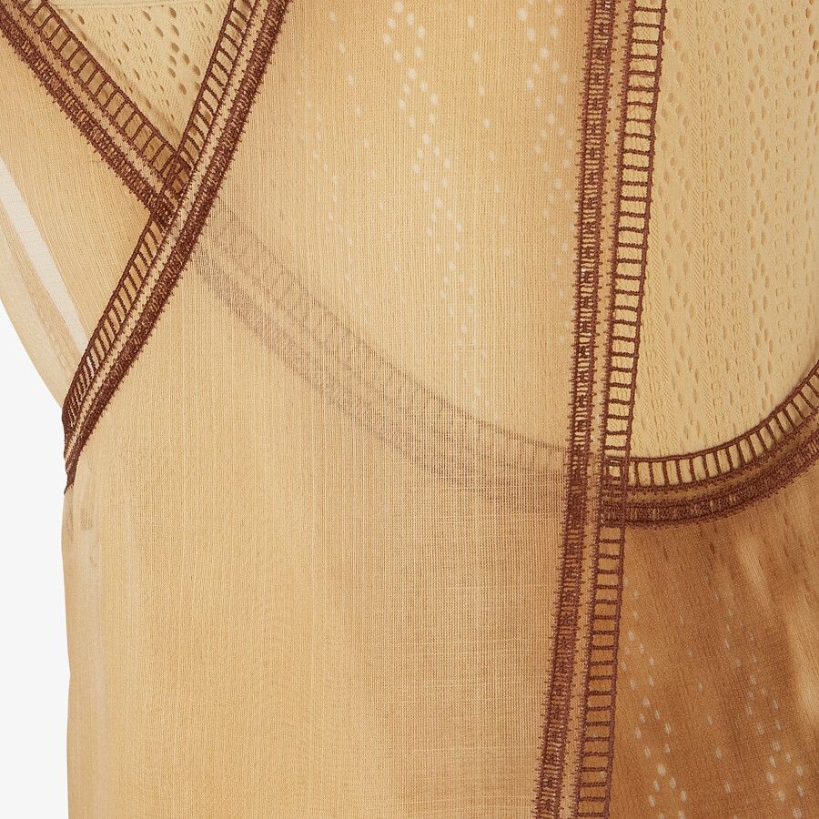Yellow silk dress - 3