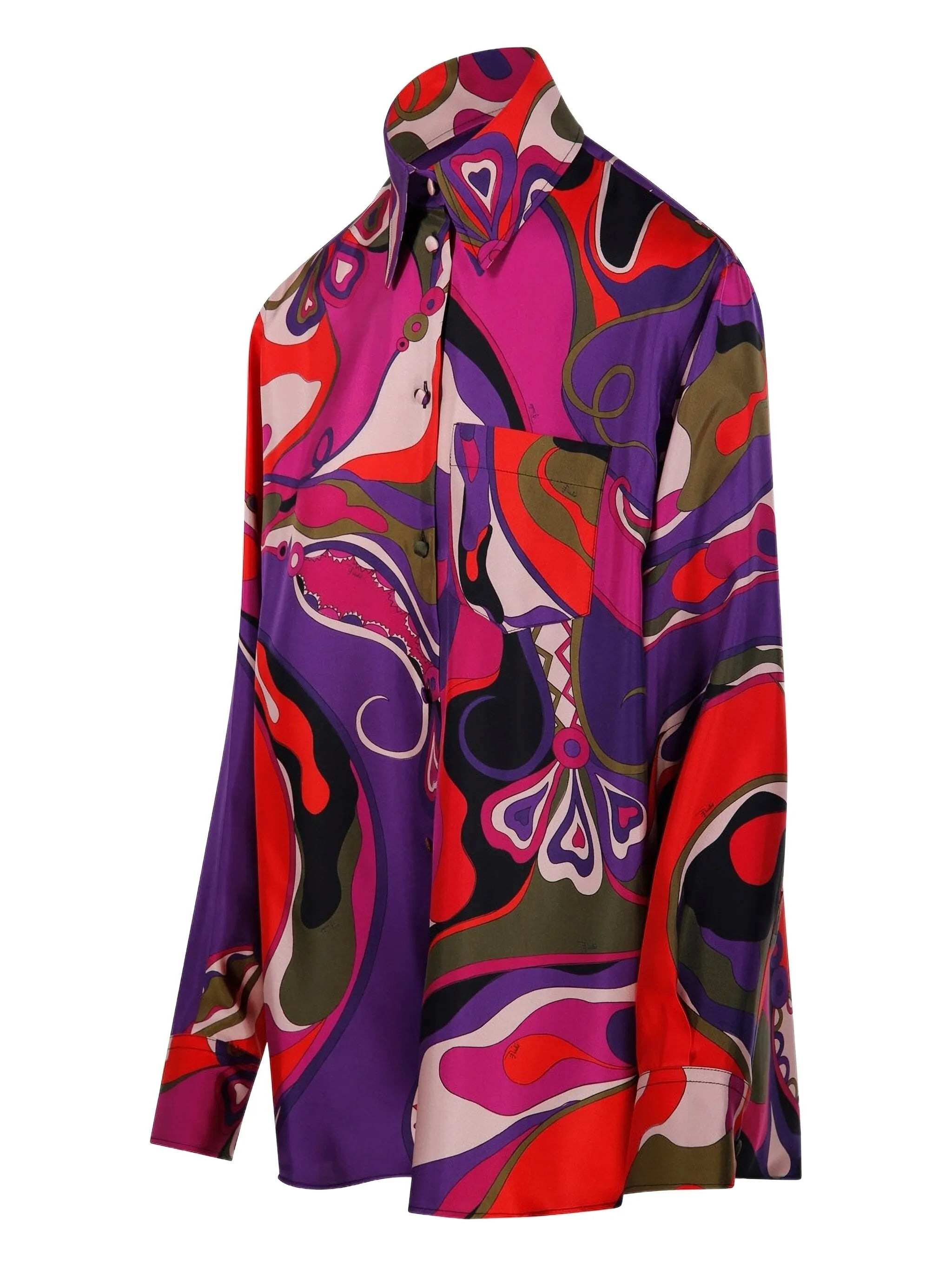 Pucci Graphic-pattern Shirt - 3