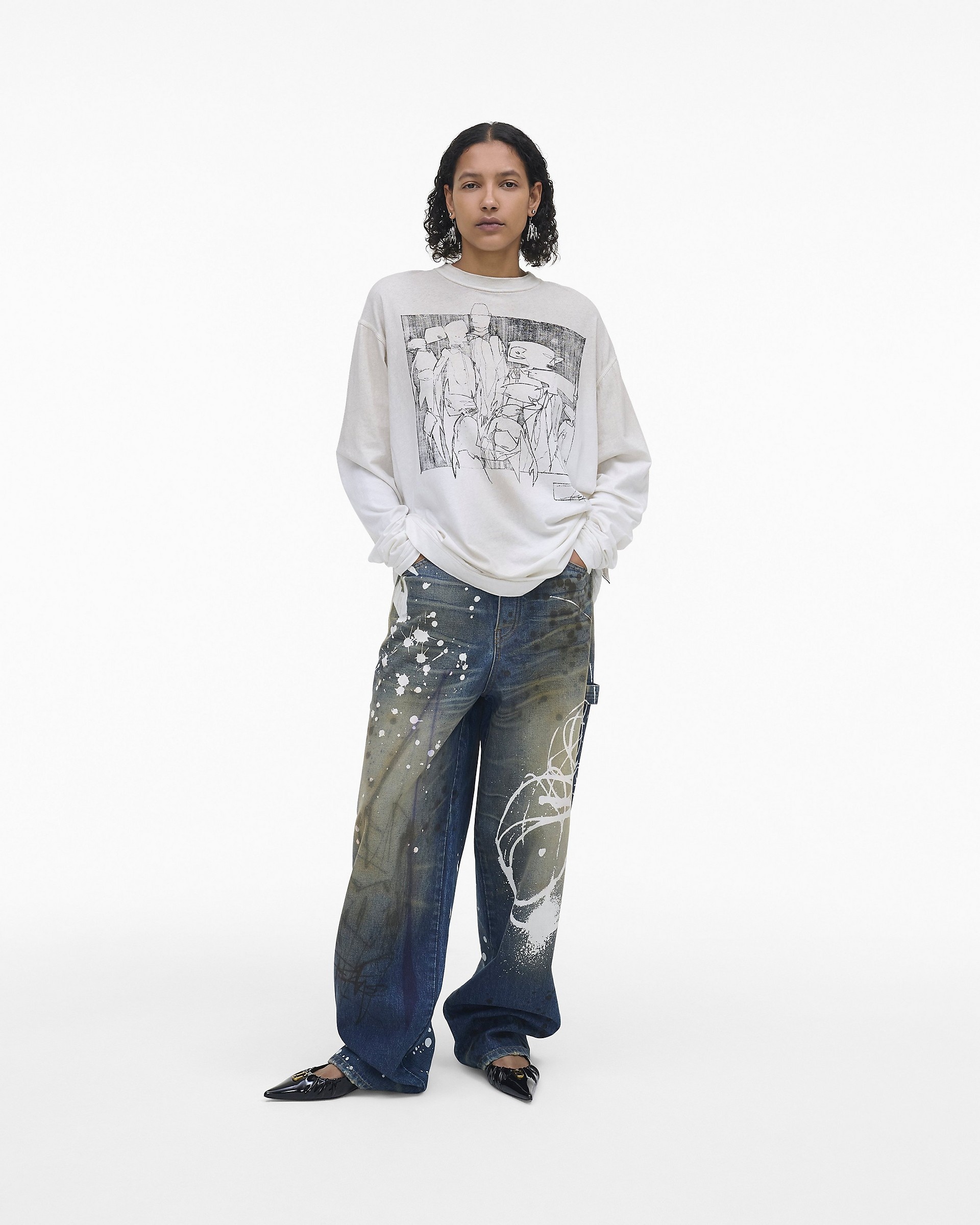 FUTURA X MARC JACOBS OVERSIZED LONGSLEEVE - 1