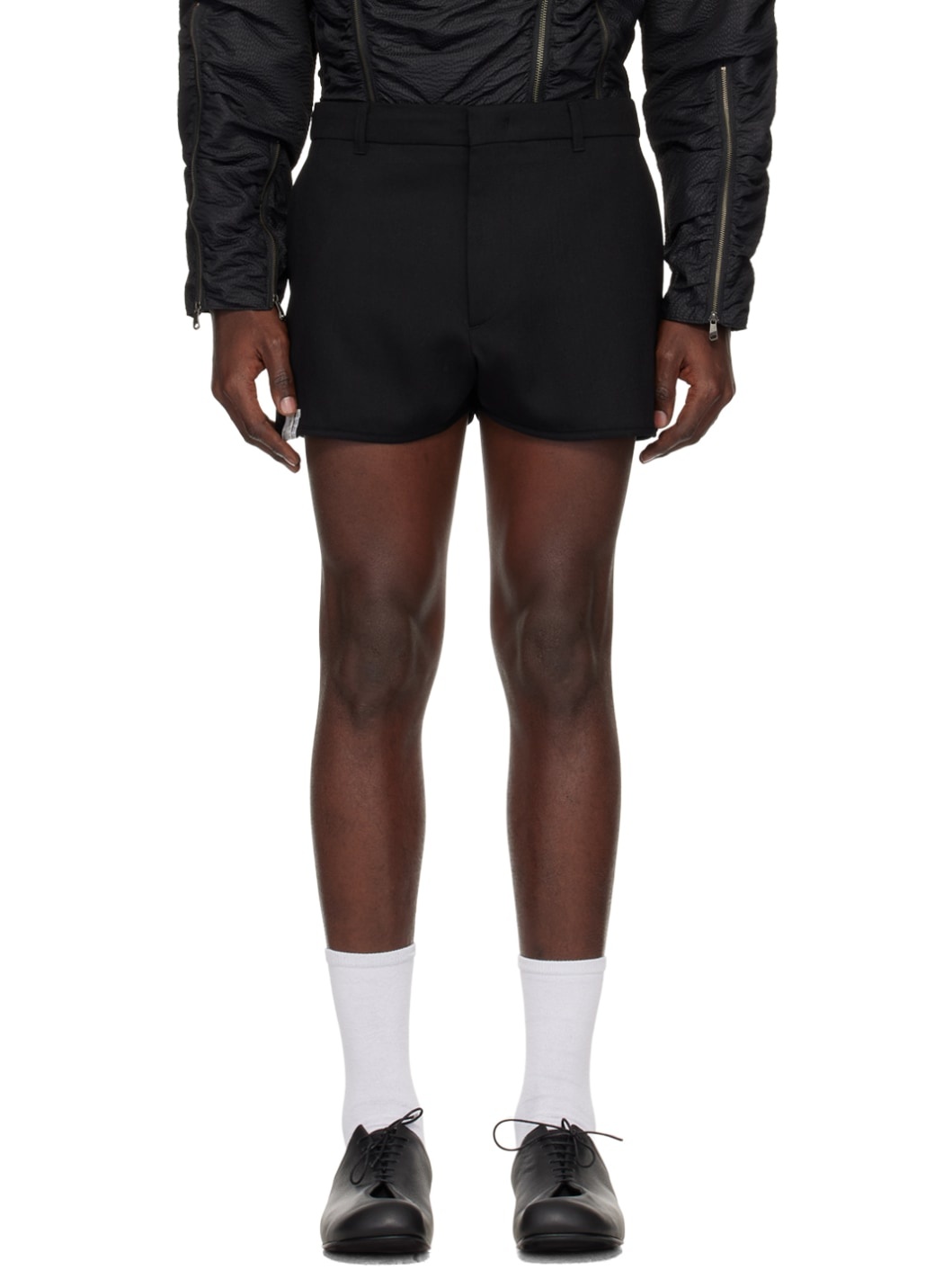 Black Belt Loop Shorts - 1