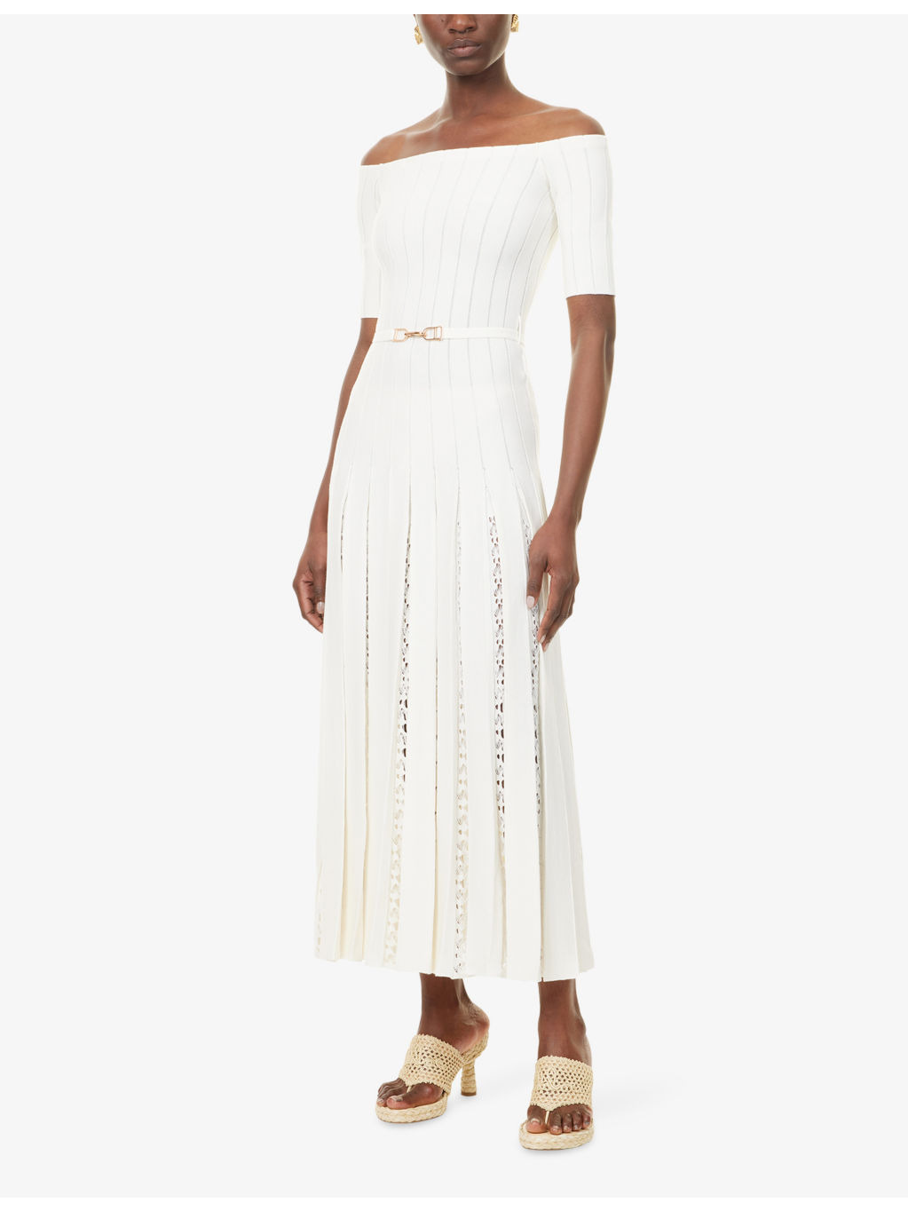 Kurt Open-Knit Wool Maxi Dress - 3