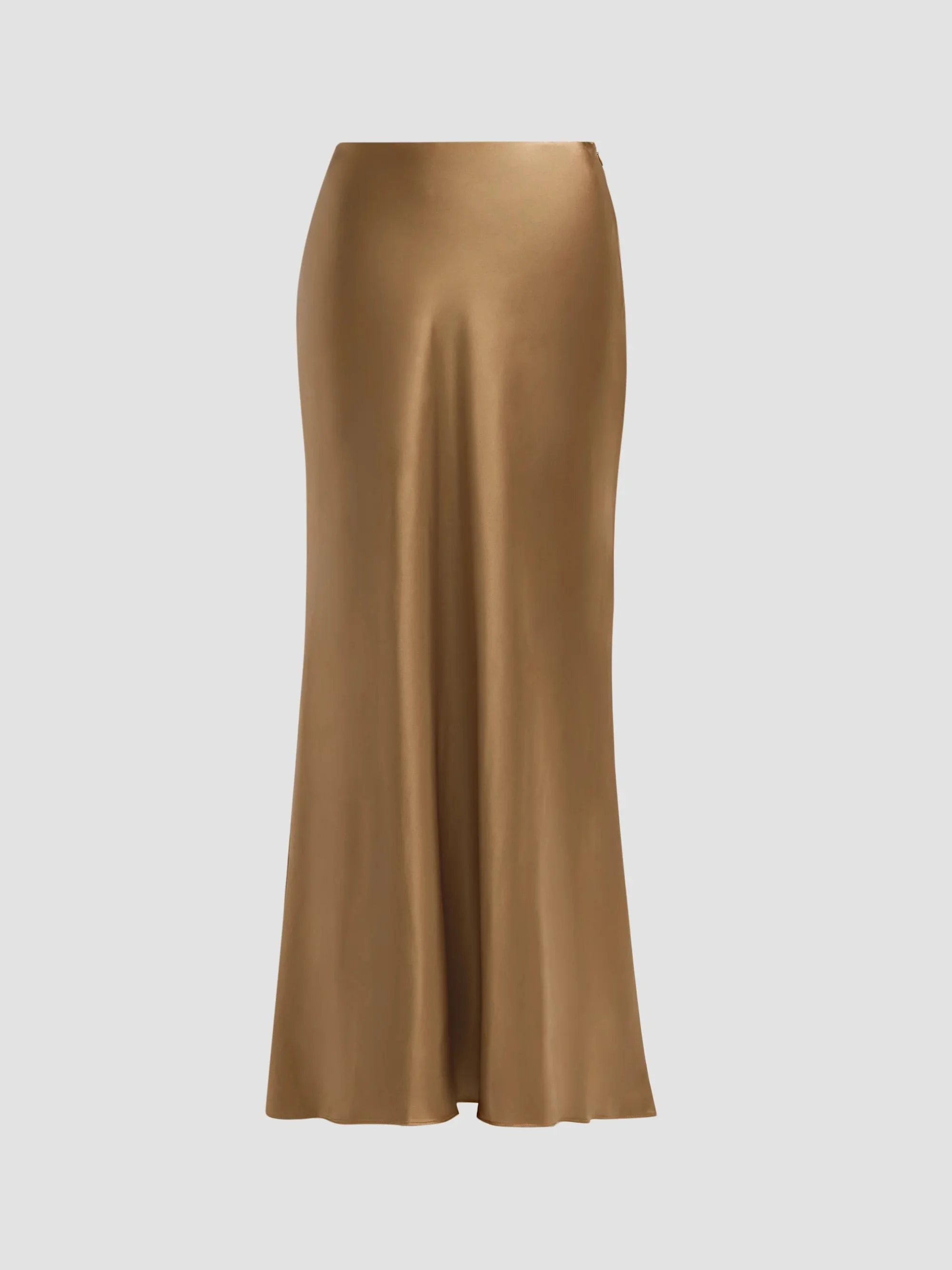 Women's Nella Satin Maxi Skirt - Ochre - 1