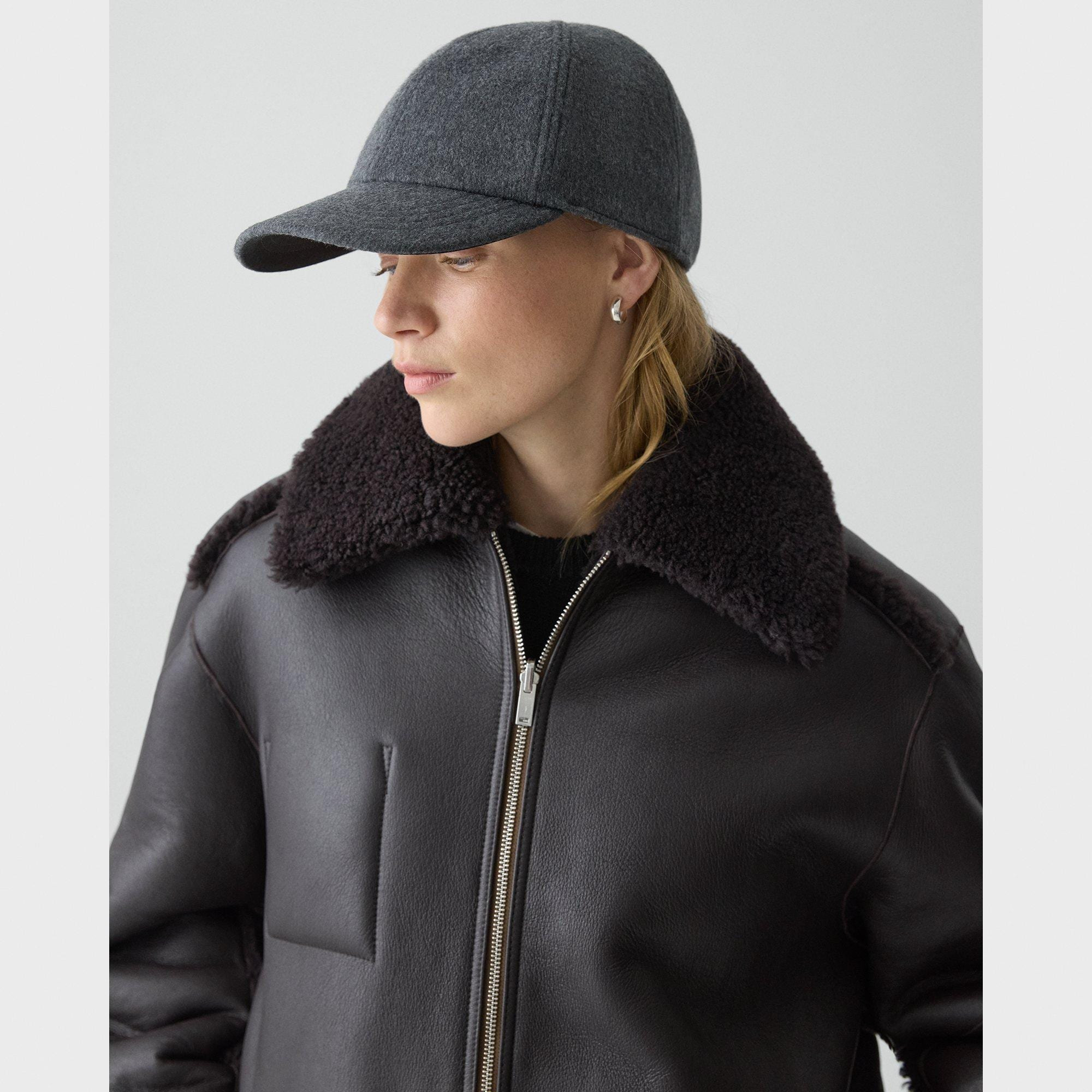 Baseball Cap in Double-Face Wool-Cashmere - 2