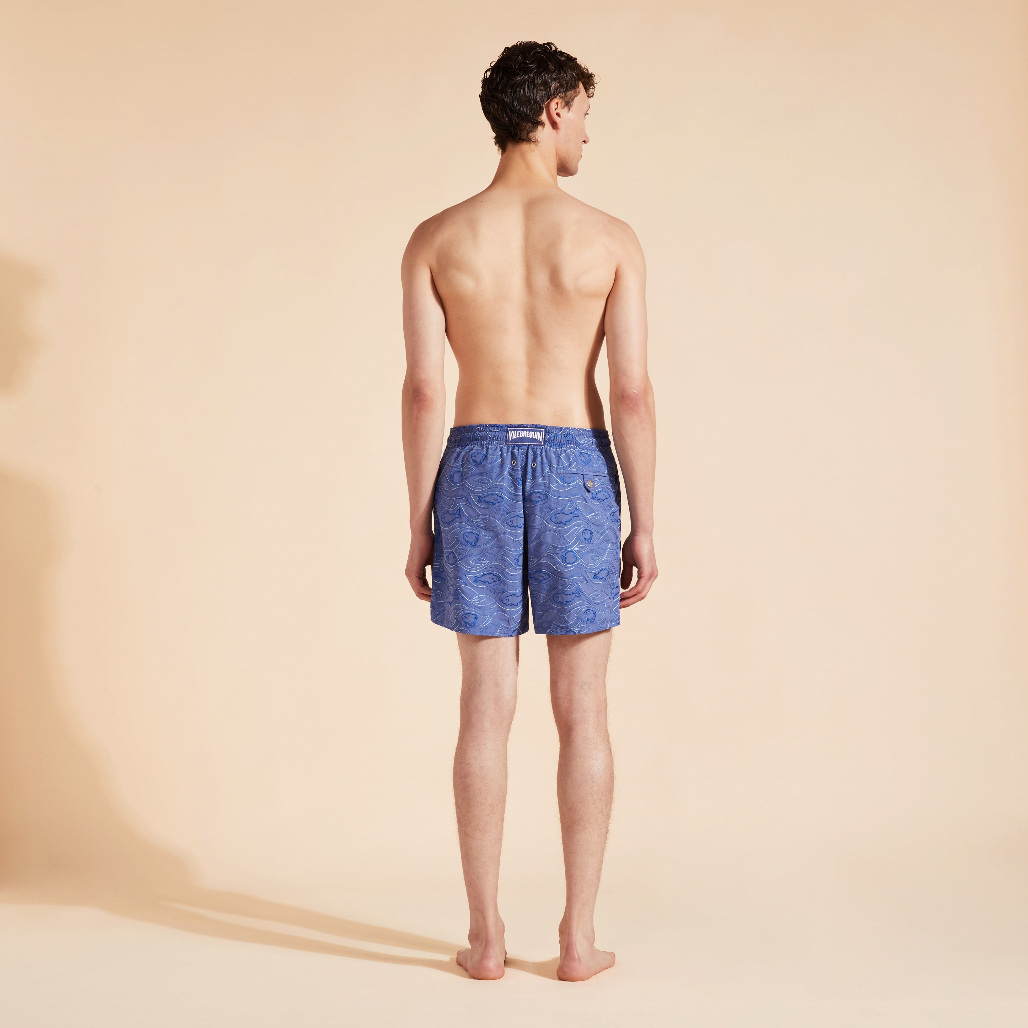Men Swim Shorts Embroidered Aquarium- Limited Edition - 4