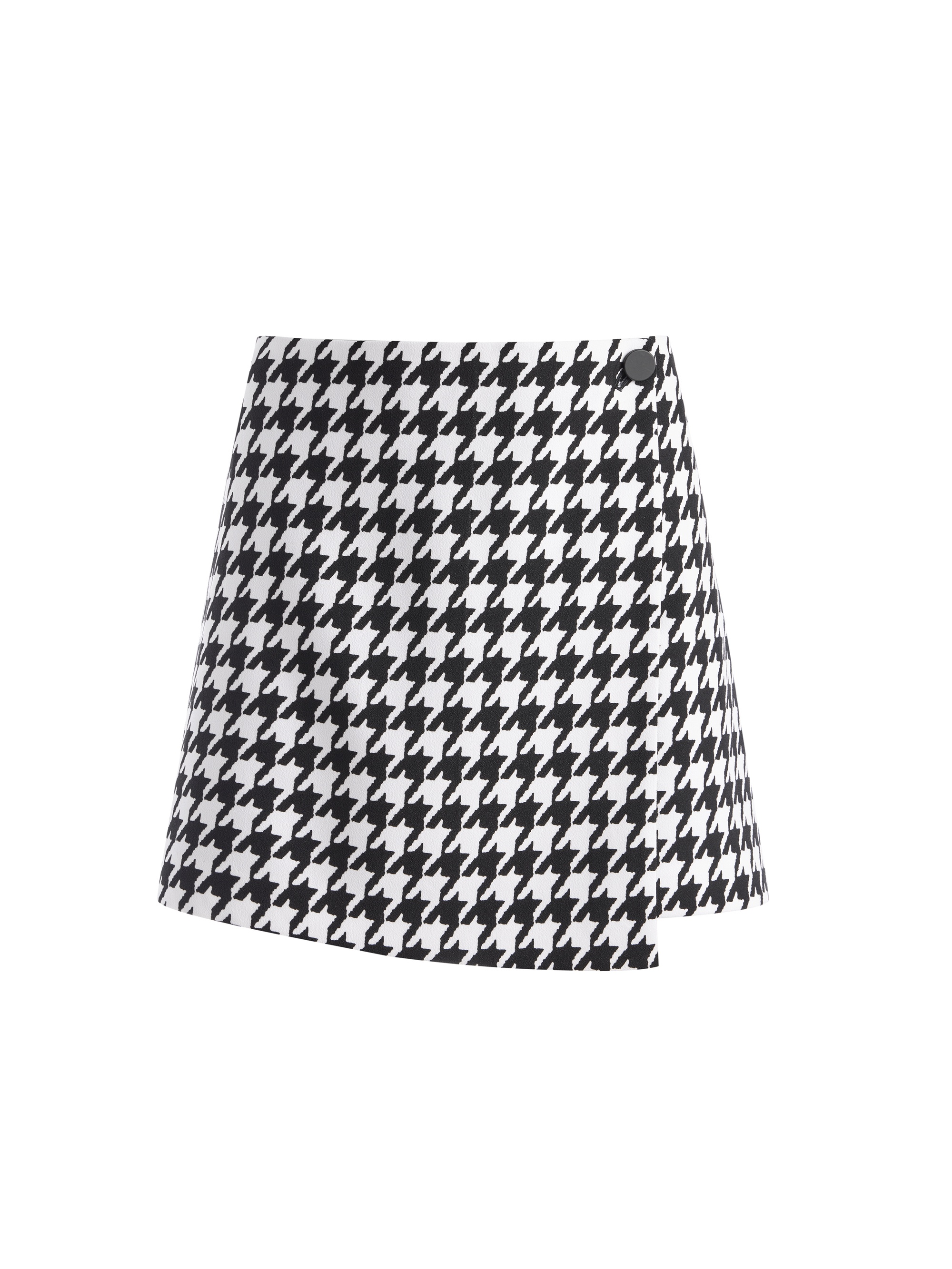 RENNA BUTTON WRAP MINI SKIRT - 1