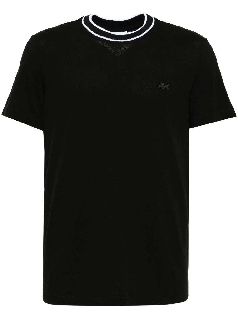 Stretch Piqué Stripe Collar t-shirt - 1