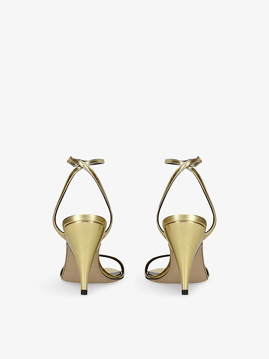 Vika 80 Ankle-Strap Leather Heels - 4