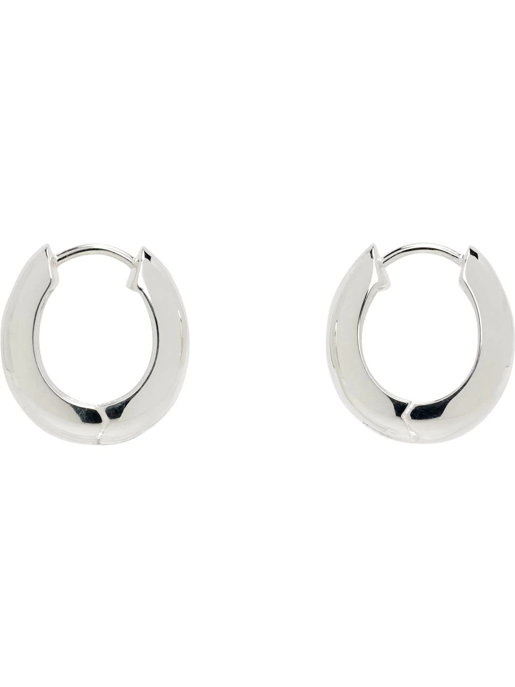 Slim Hinged Hoop Earrings - 1