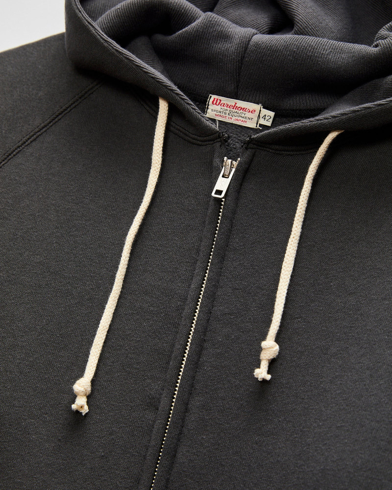 496 Freedom Sleeve Zip Hoodie in Ink Black 4