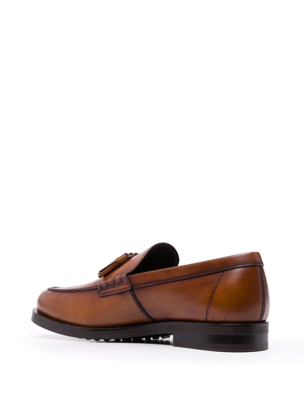 tassel-detail leather loafers - 3