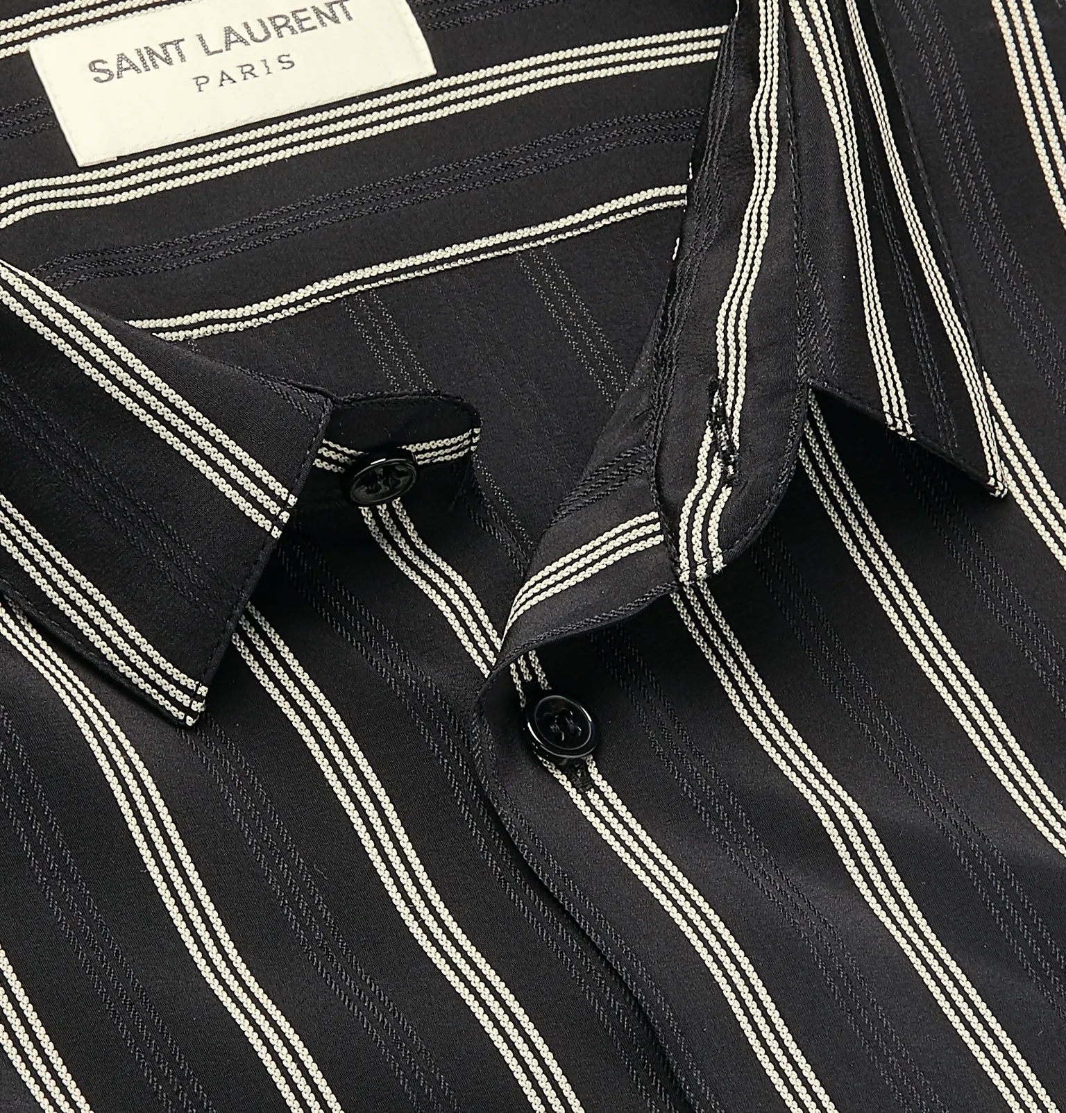 Striped Silk-Blend Voile Shirt - 5