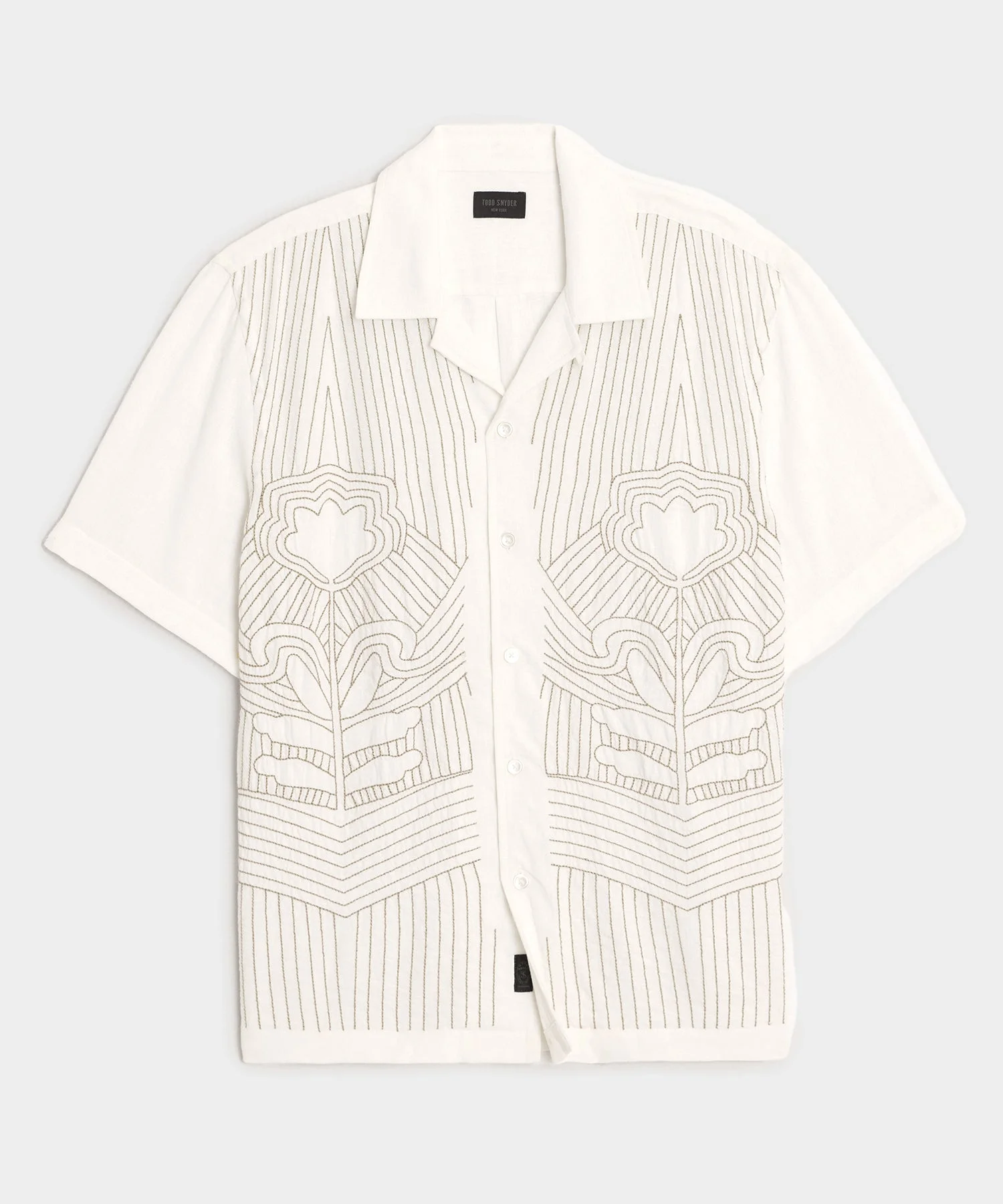 Embroidered Capri Shirt - 1