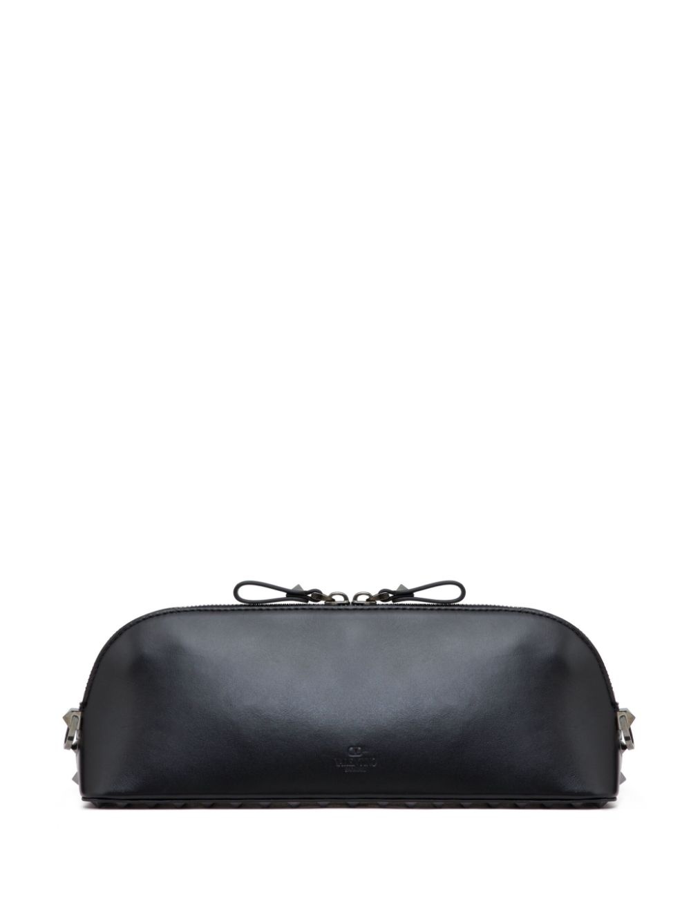 Rockstud leather clutch bag - 2