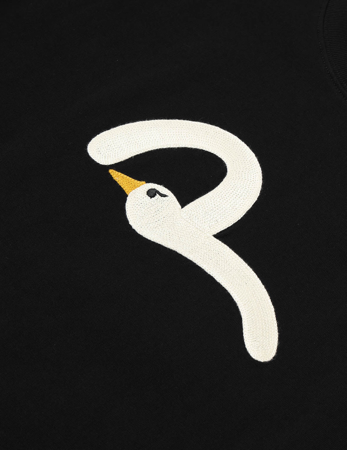 Playful Seagull Embroidery Relax Fit T-Shirt - 6