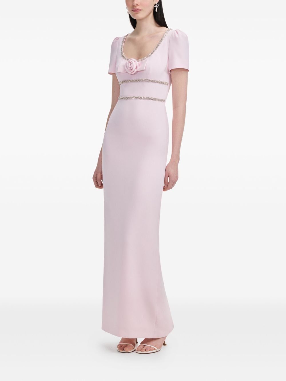 crystal-embellished dress - 2