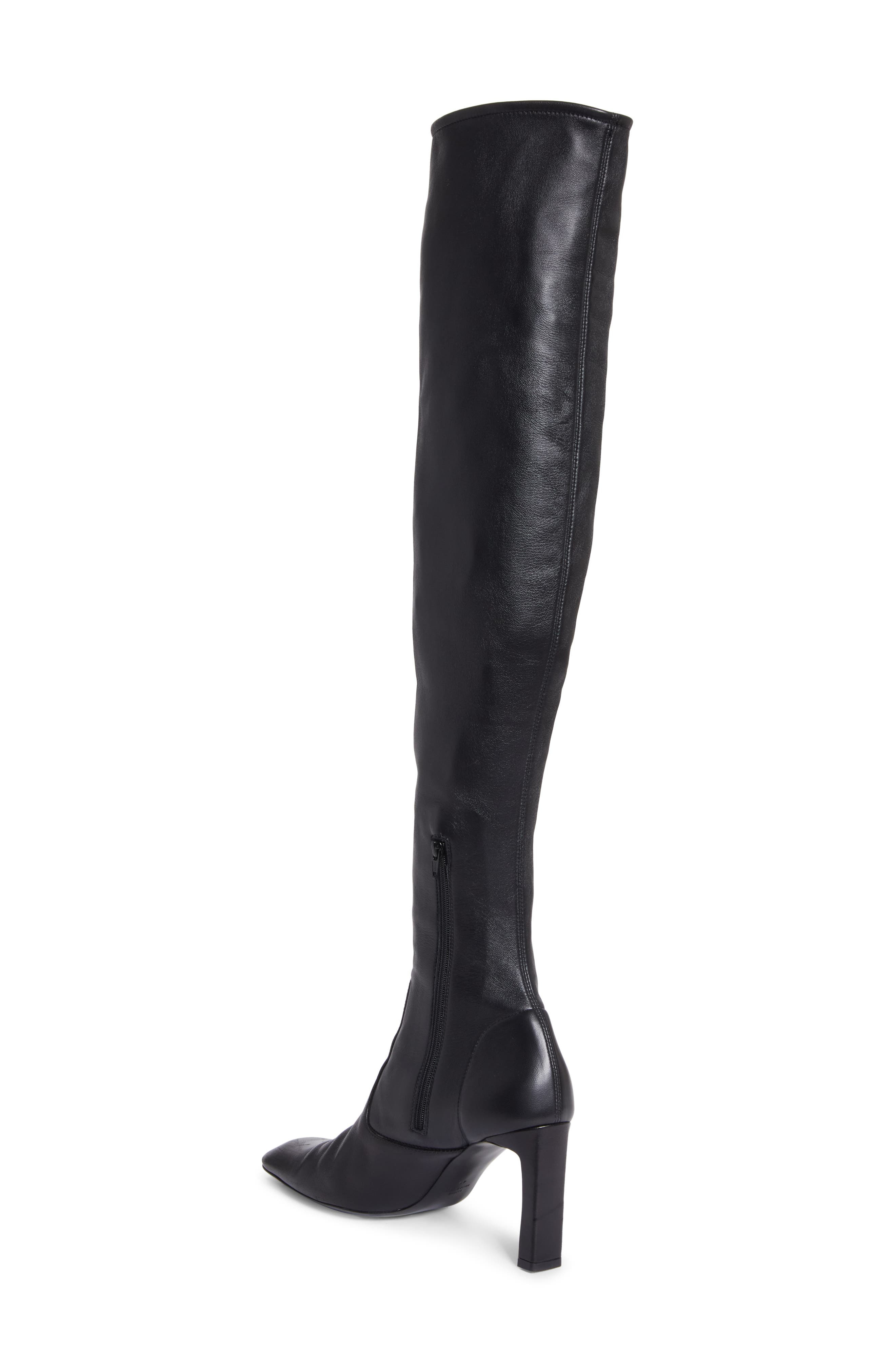 TOTEME Over the Knee Stretch Boot in Black at Nordstrom - 2