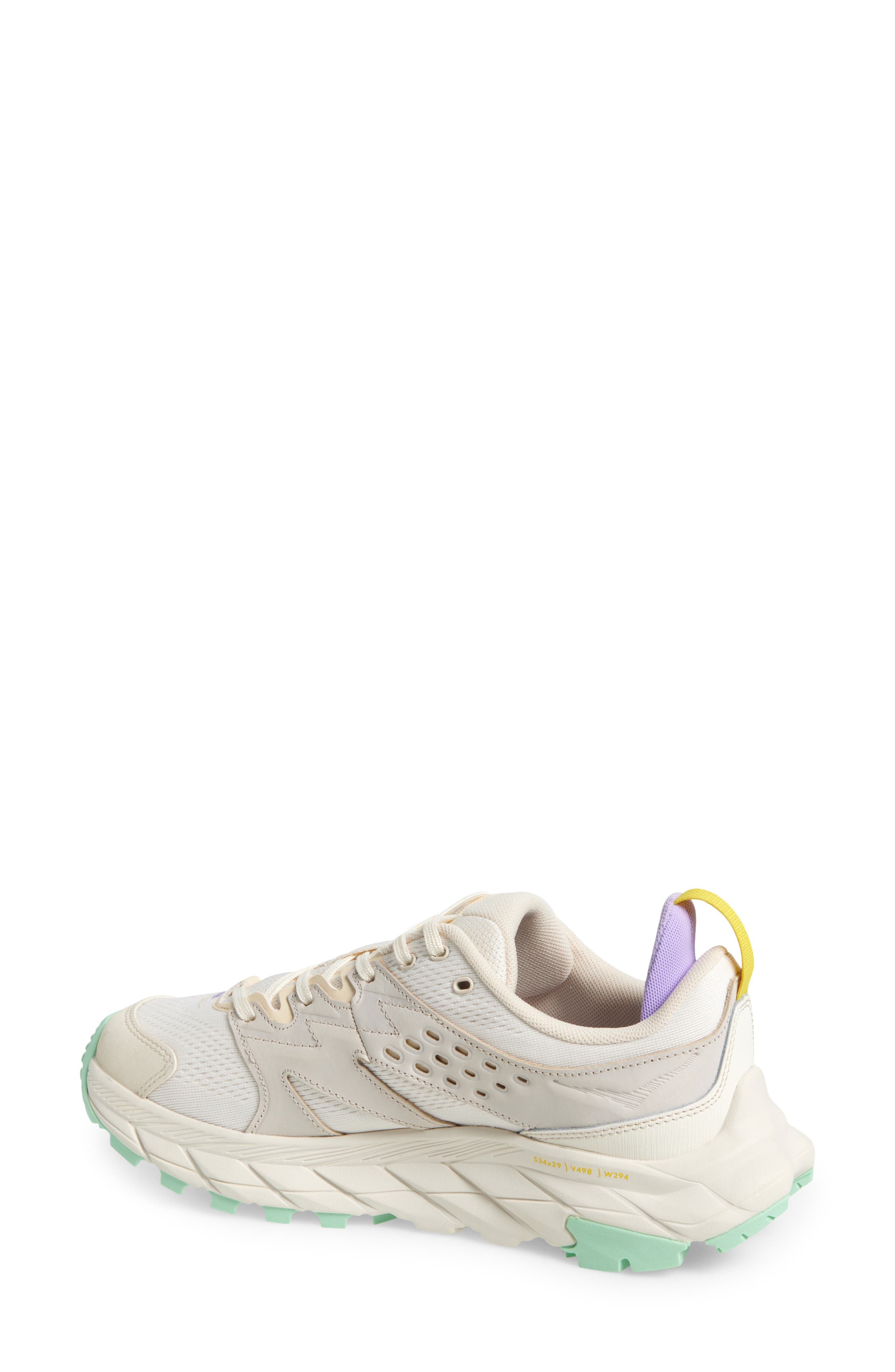 HOKA Anacapa Breeze Aero Low Breathable Trail Running Shoe in Alabaster /Mint Fluorite at Nordstrom - 2