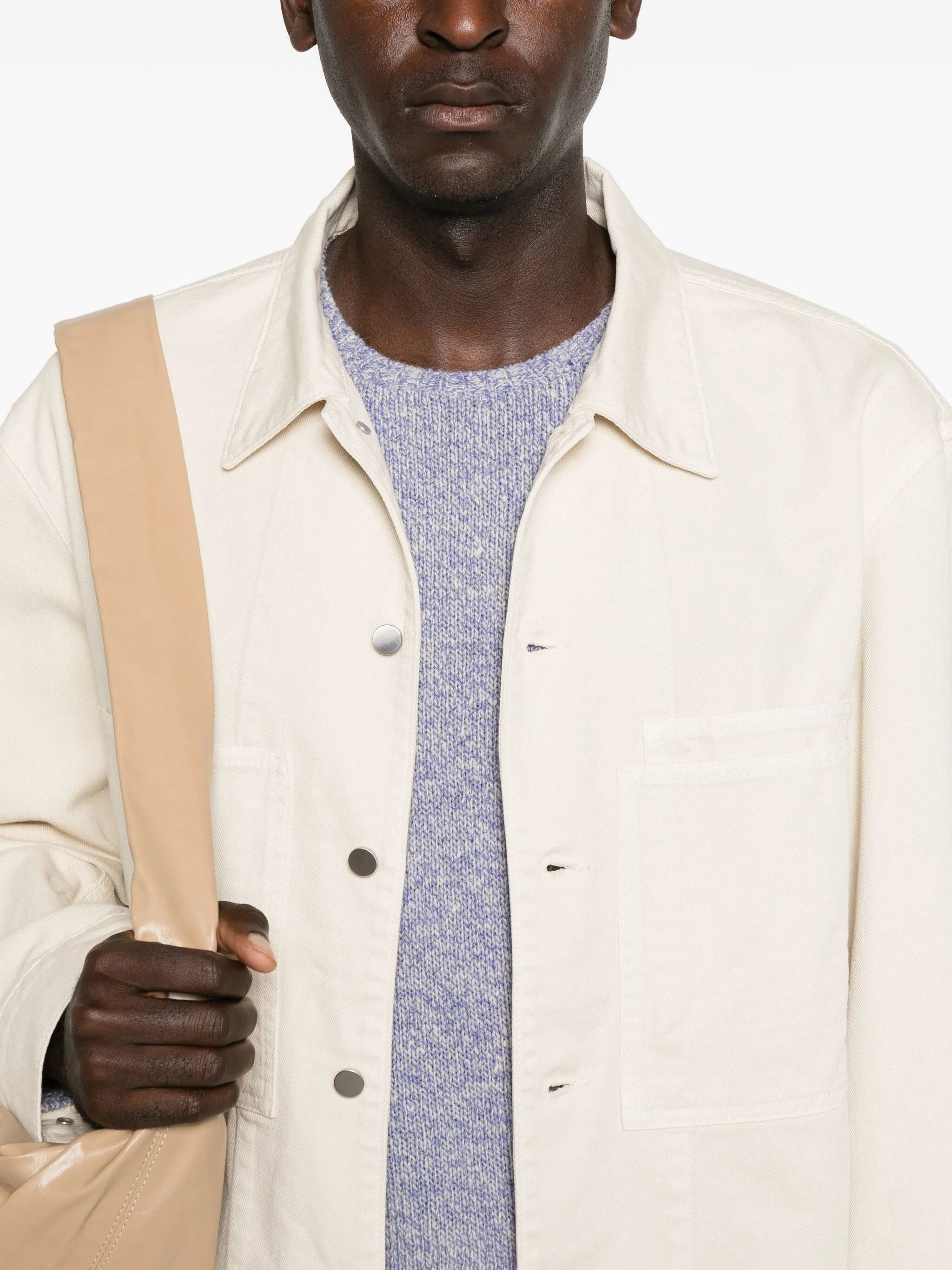 Lemaire Button-fastening Patch-pocket Shirt - 4