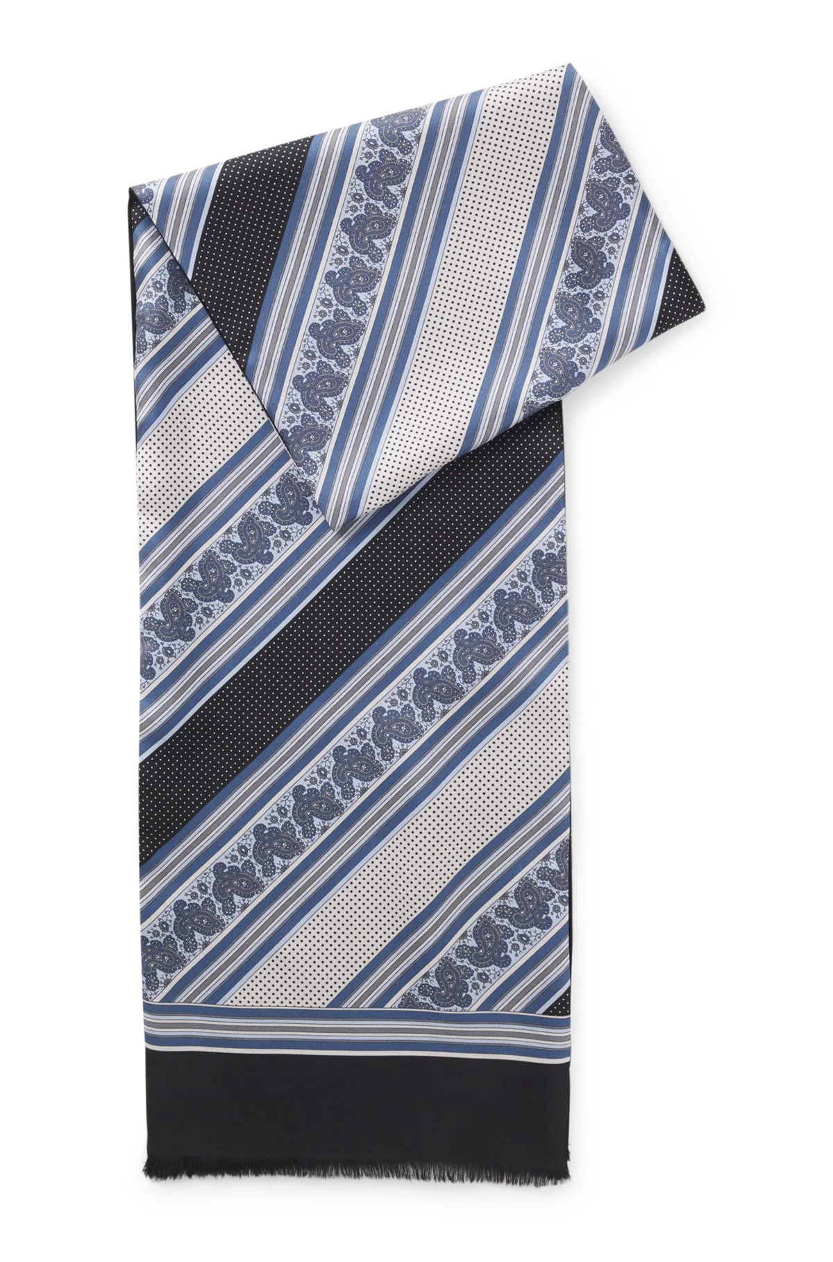 PAISLEY SILK SCARF - 1