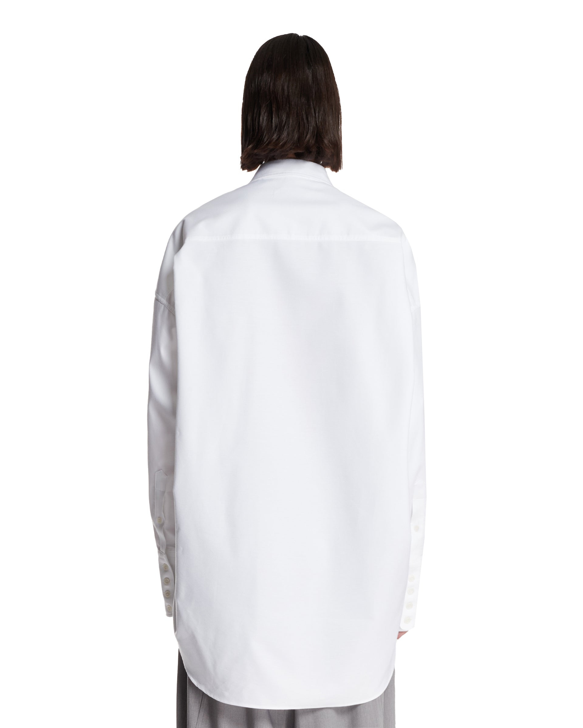 White Cotton Shirt - 3