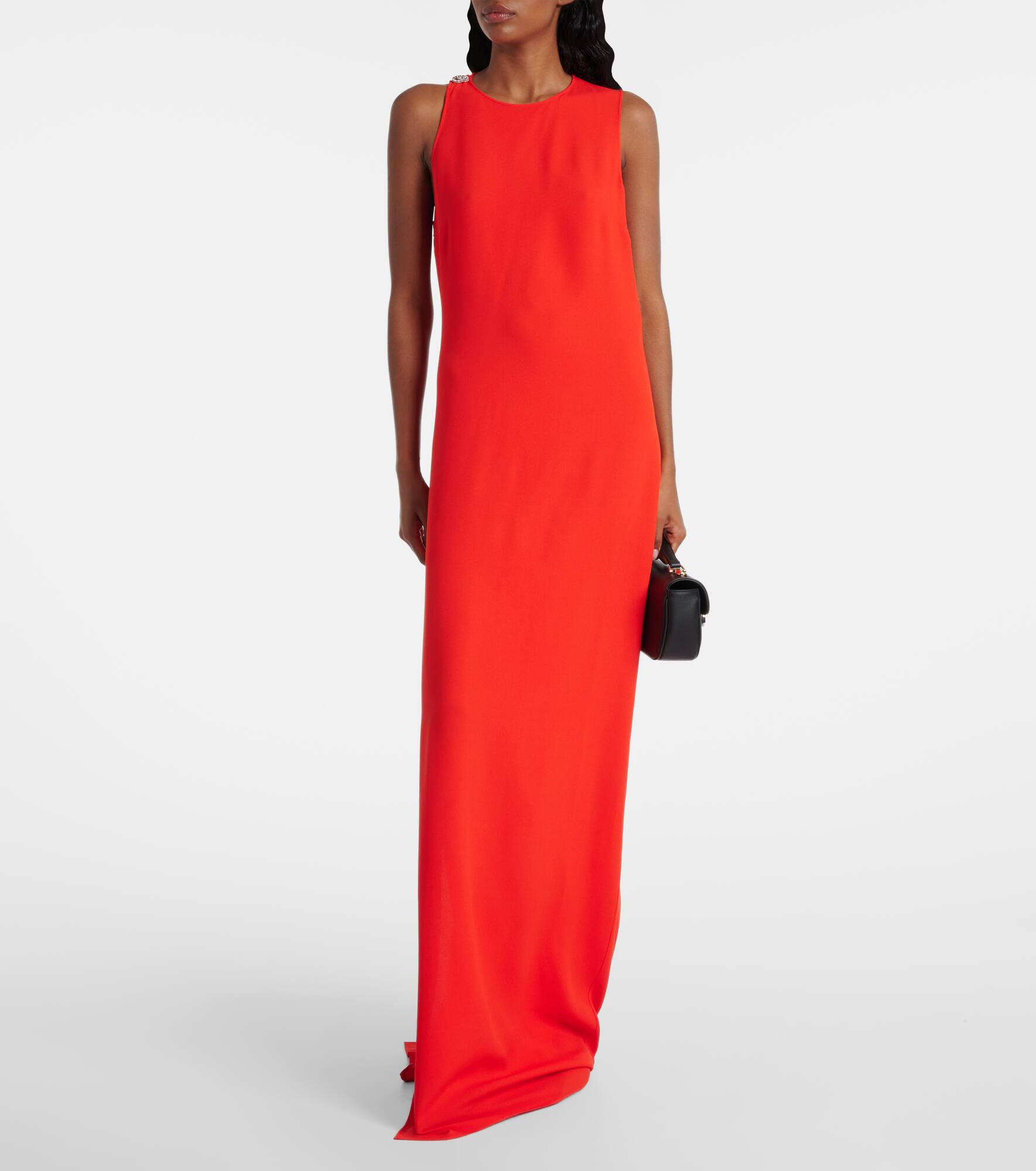 GG crystal-embellished crêpe gown - 2