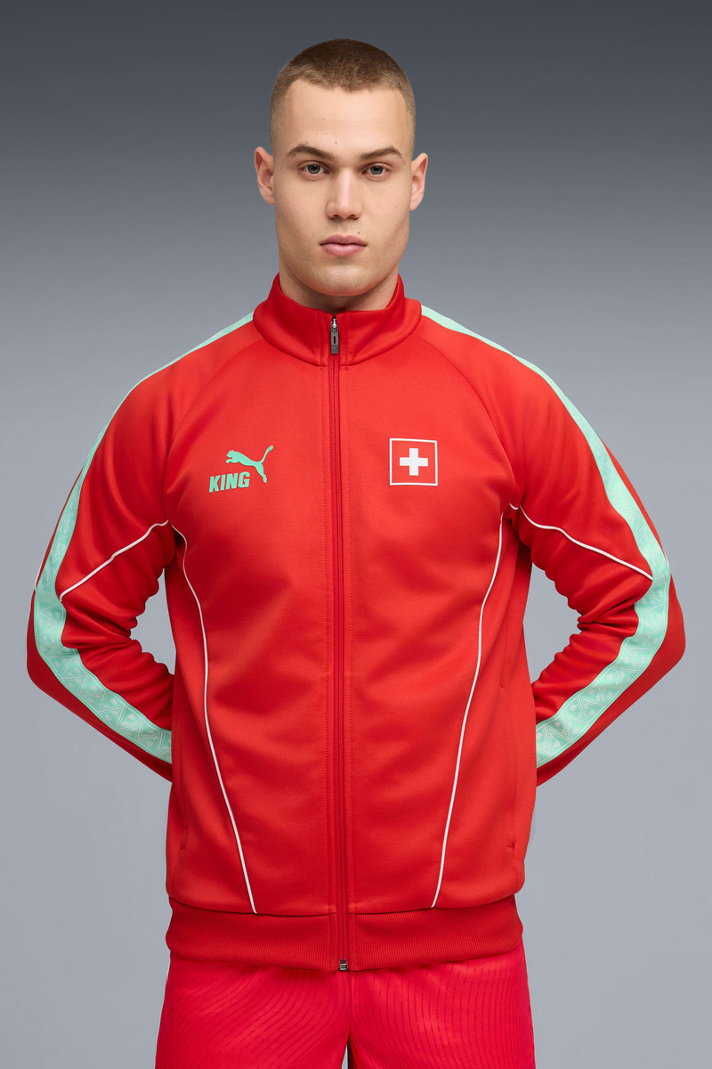PUMA Switzerland KING Anthem Men's Soccer Jacket outlook