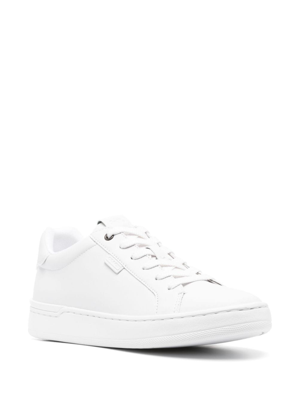 round-toe lace-up sneakers - 2