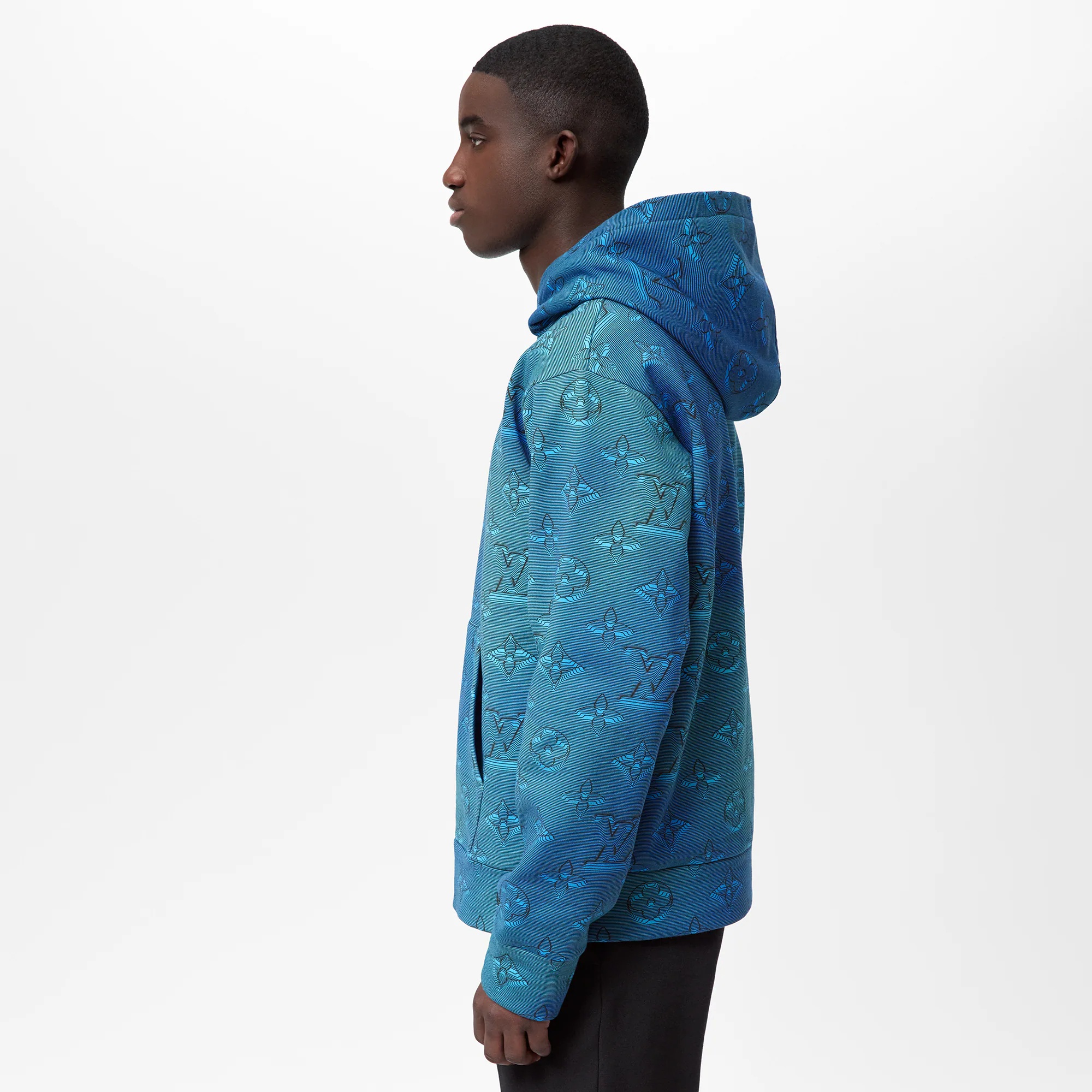 Printed Allover Hoodie - 5