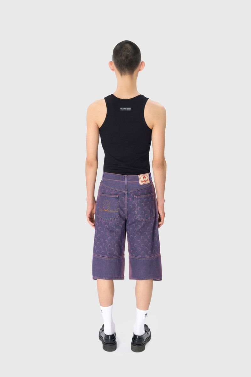 Moon Laser Denim Bermudas 4