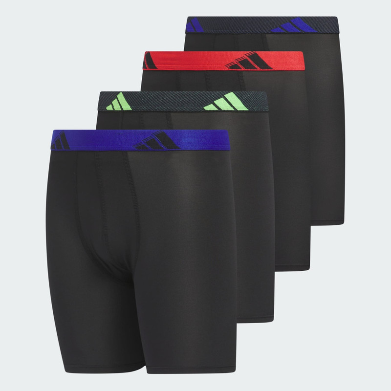 Youth Microfiber Long Boxer Briefs 4-Pack 1