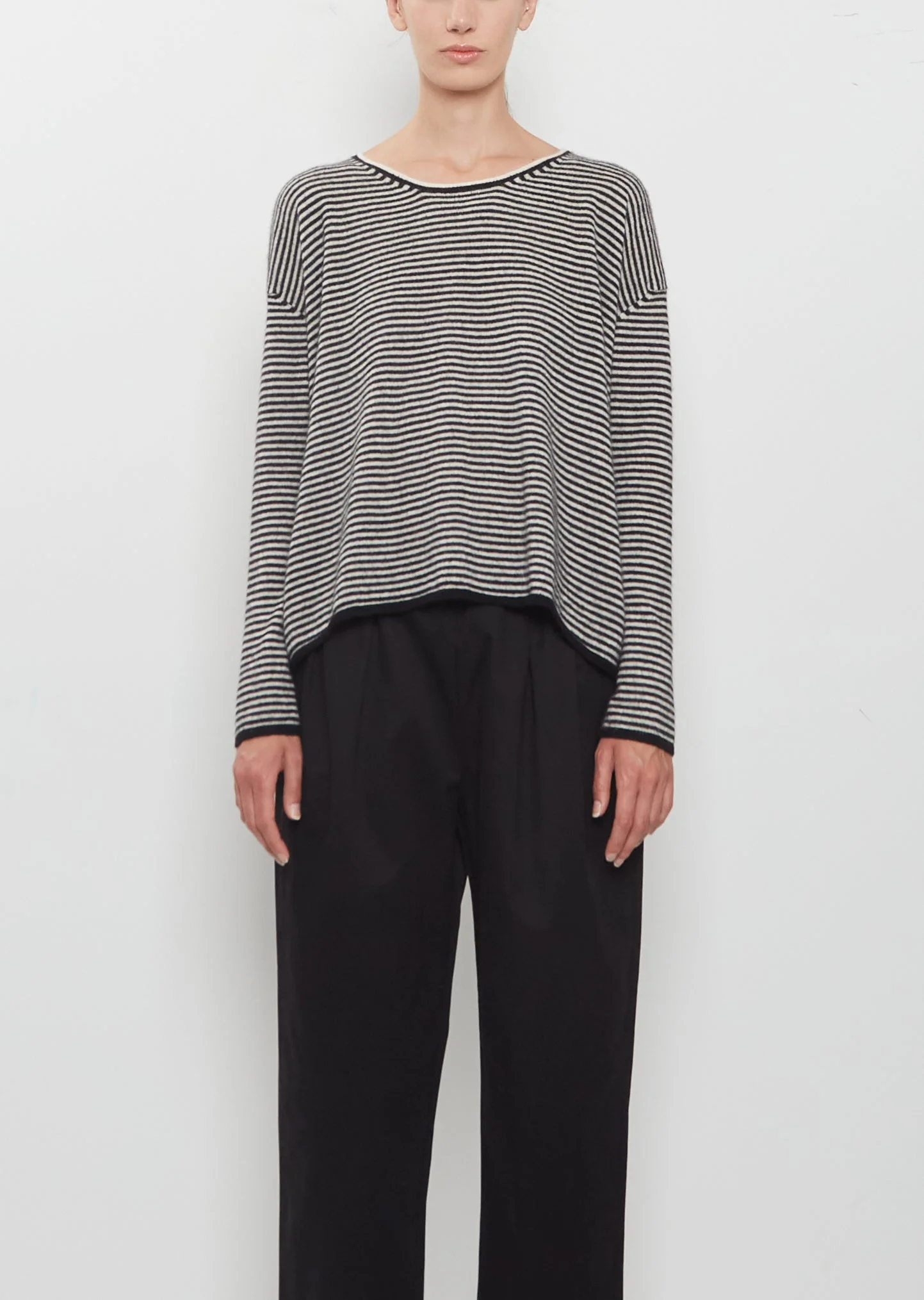 Silk Cashmere Alpaca Sweater - 1