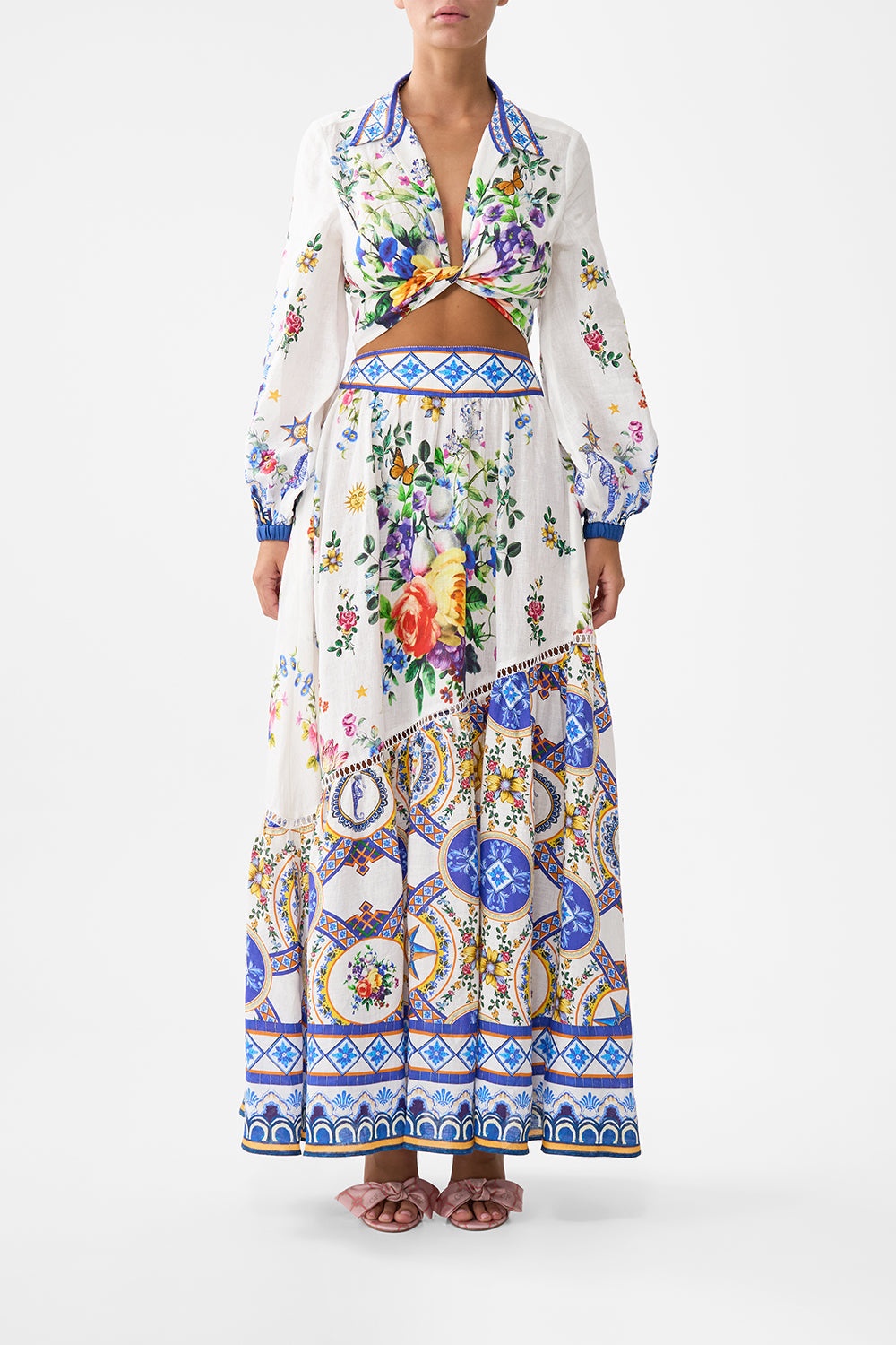 SKIRT WITH SHAPED SEAM - 2